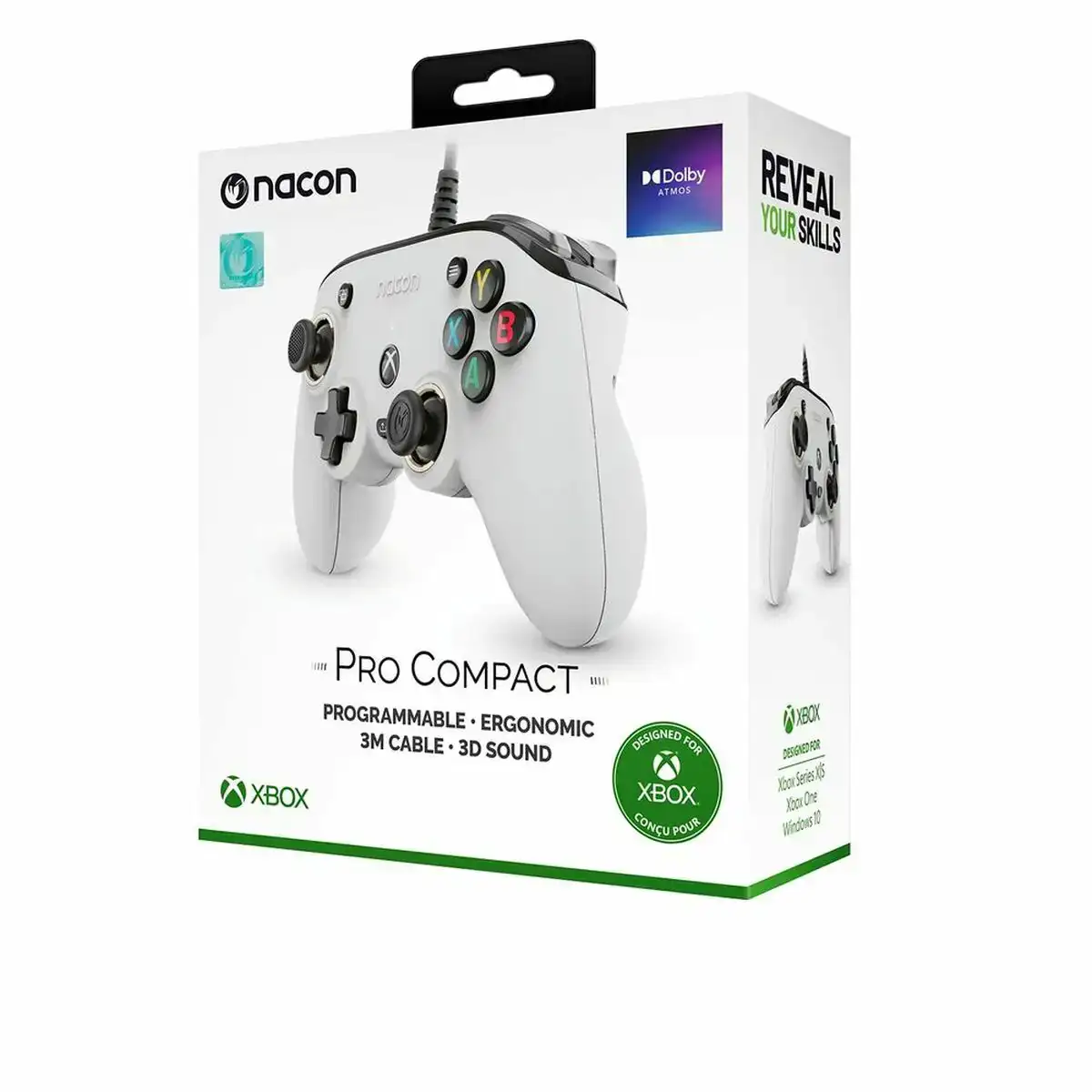 Manette de console de jeux video nacon xbxprocompactwhite _4594. Bienvenue chez DIAYTAR COTE D'IVOIRE - Où le Shopping Devient un Plaisir. Découvrez notre boutique en ligne et trouvez des trésors qui égaieront chaque jour de votre vie.