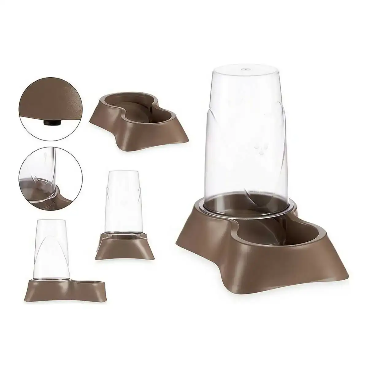 Mangeoir pour animaux marron plastique 3500 ml _1856. Bienvenue sur DIAYTAR COTE D'IVOIRE - Là où Chaque Objet a une Âme. Plongez dans notre catalogue et trouvez des articles qui portent l'essence de l'artisanat et de la passion.