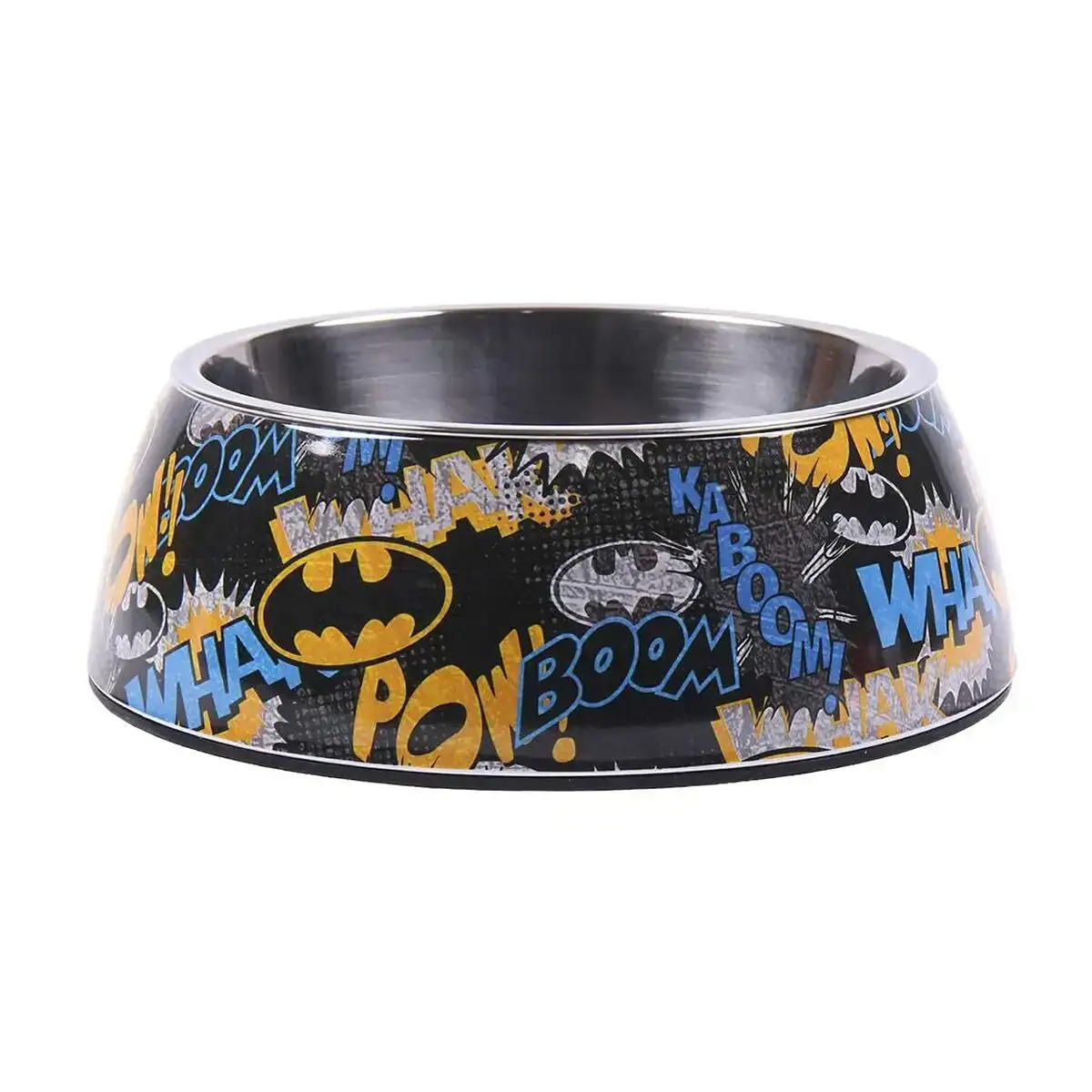 Mangeoire pour chiens batman 760 ml melamine metal multicouleur_7339. Bienvenue chez DIAYTAR COTE D'IVOIRE - Où Chaque Objet a sa Propre Histoire. Découvrez notre sélection soigneusement choisie et choisissez des produits qui racontent le patrimoine sénégalais.