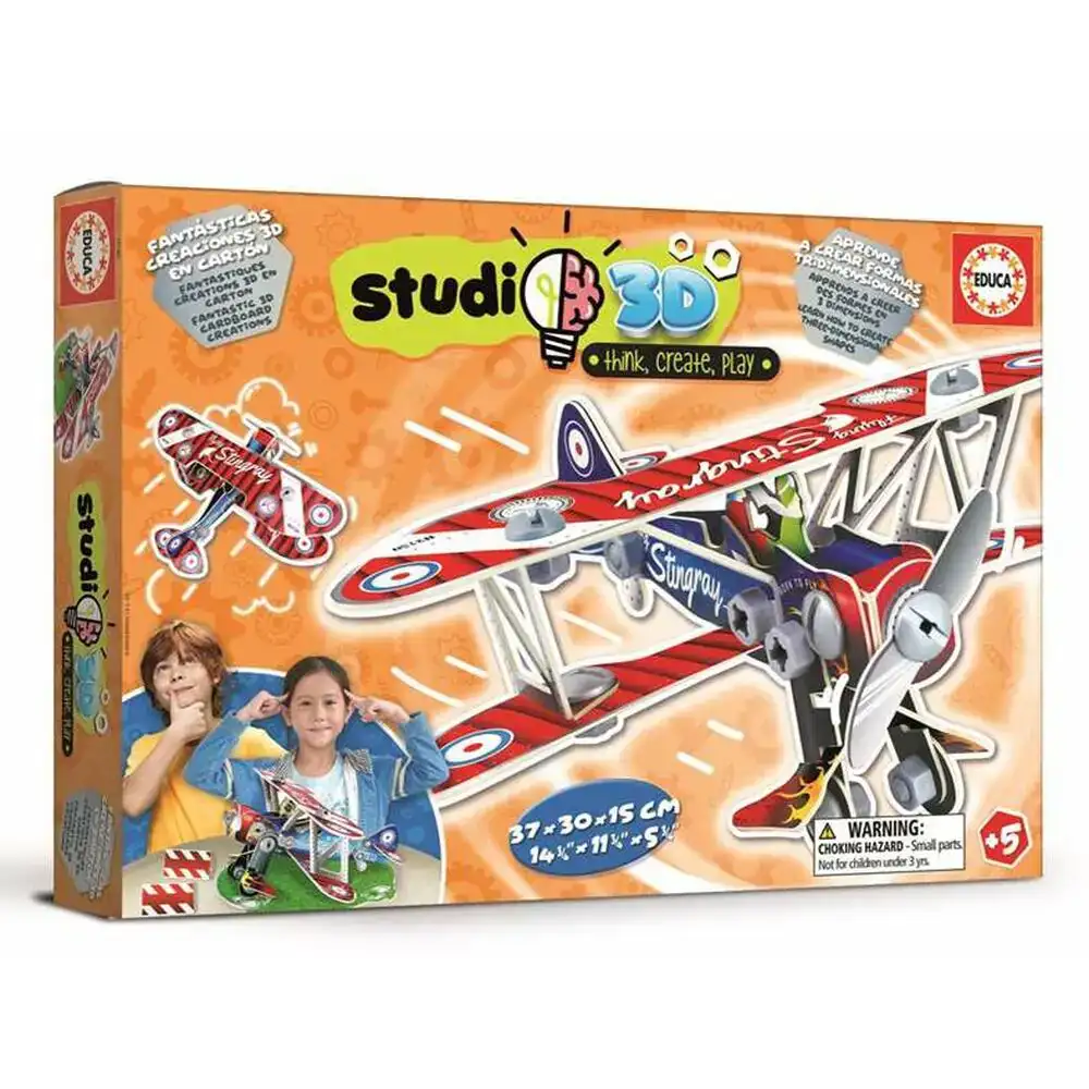 Maquette d avion educa studio 3d 56 pieces 37 x 30 x 15 cm _3680. Entrez dans l'Univers de DIAYTAR COTE D'IVOIRE - Où Choisir est un Plaisir. Explorez notre gamme variée et trouvez des articles qui parlent à votre cœur et à votre style.