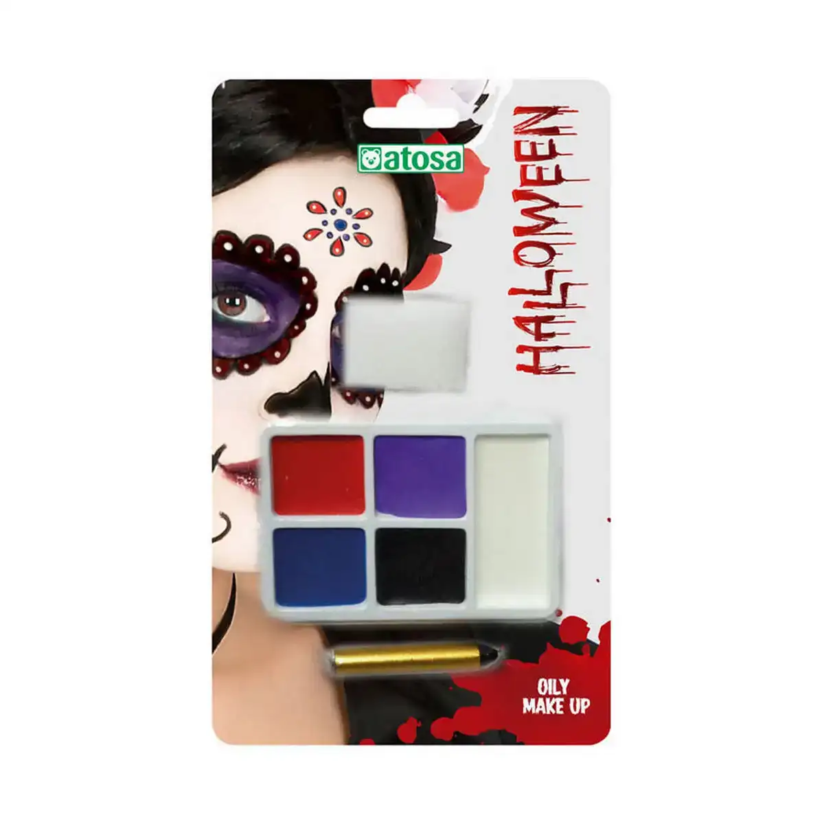 Maquillage catrina multicouleur_2097. Bienvenue chez DIAYTAR COTE D'IVOIRE - Où le Shopping Devient un Plaisir. Découvrez notre boutique en ligne et trouvez des trésors qui égaieront chaque jour de votre vie.