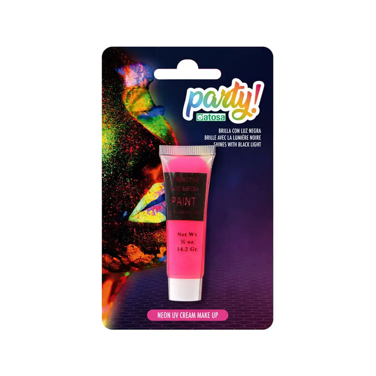 Maquillage glow in the dark rose_5744. DIAYTAR COTE D'IVOIRE - Votre Escale Shopping incontournable. Explorez notre boutique en ligne et dénichez des trésors qui reflètent la richesse culturelle et la modernité du Côte d'Ivoire.