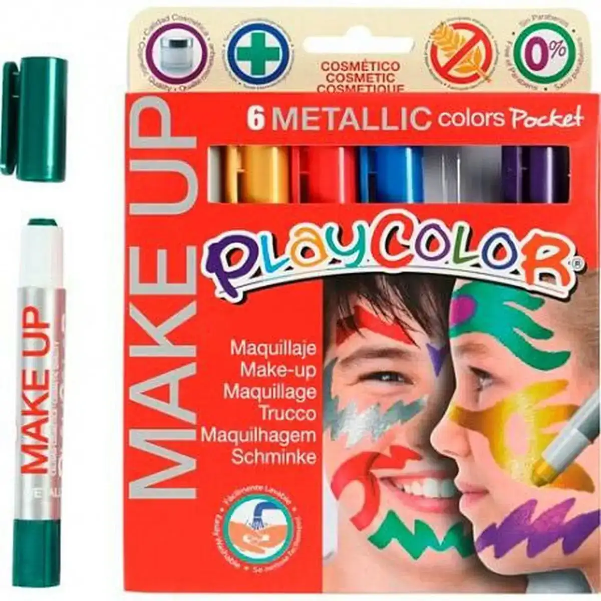 Maquillage pour les enfants playcolor metallic multicouleur 6 pieces a barre_6008. DIAYTAR COTE D'IVOIRE - Votre Passage Vers l'Excellence Shopping. Découvrez un catalogue en ligne qui offre une expérience d'achat exceptionnelle, avec des produits soigneusement sélectionnés pour satisfaire tous les goûts.