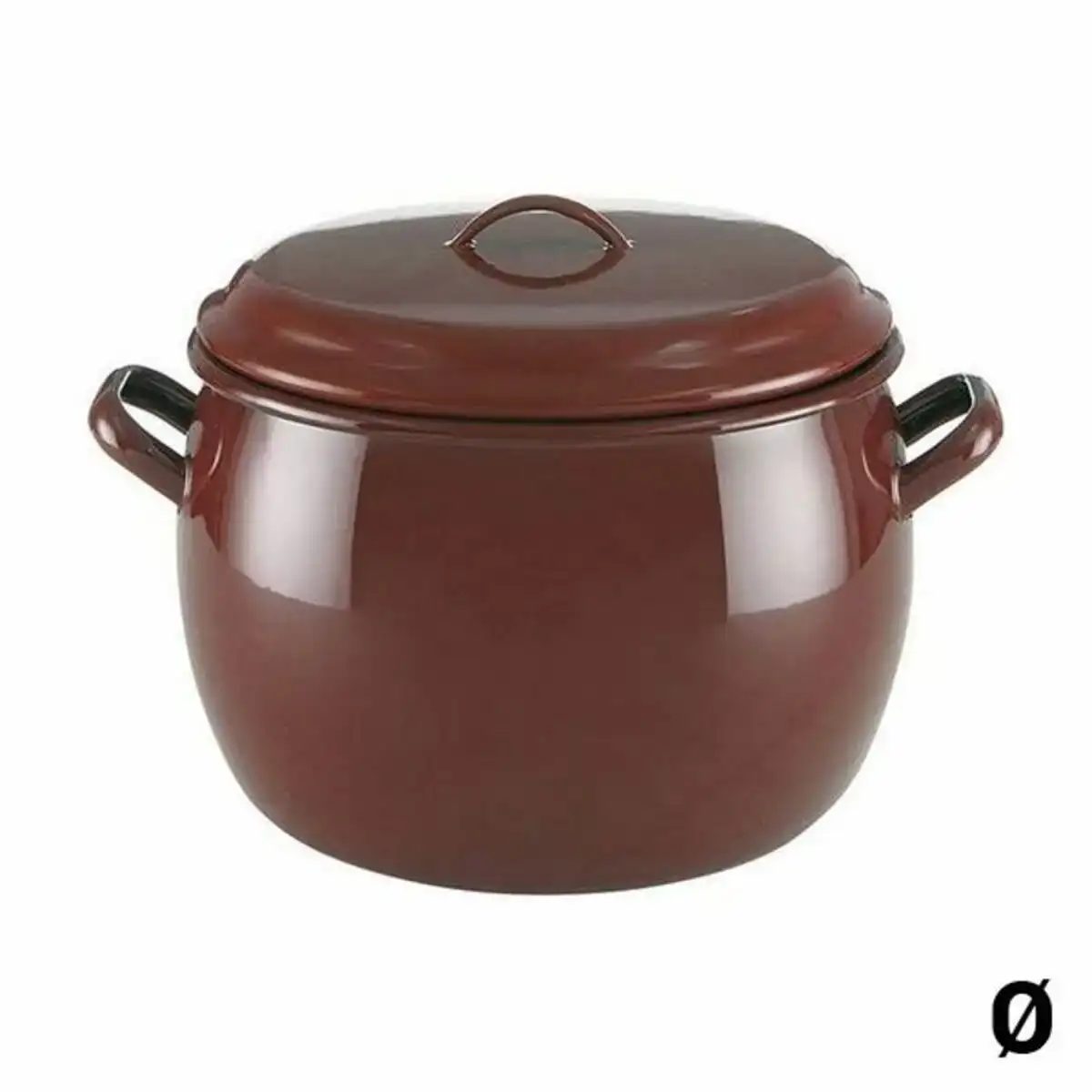 Marmite avec couvercle quid classic marron acier emaille_6705. DIAYTAR COTE D'IVOIRE - Où l'Élégance Rencontre l'Authenticité. Naviguez à travers notre boutique en ligne et choisissez des produits qui incarnent le style et la tradition du Côte d'Ivoire.