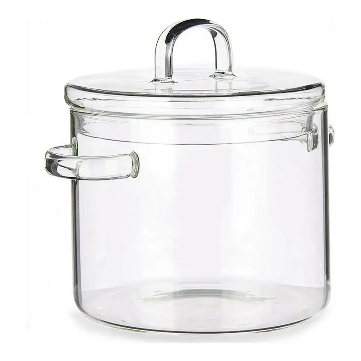 Marmite avec couvercle verre borosilicate transparent 15 4 x 16 8 x 20 5 cm _3813. DIAYTAR COTE D'IVOIRE - L'Univers de l'Élégance Accessible. Plongez dans notre catalogue et choisissez des produits qui allient sophistication et accessibilité pour un shopping exquis.