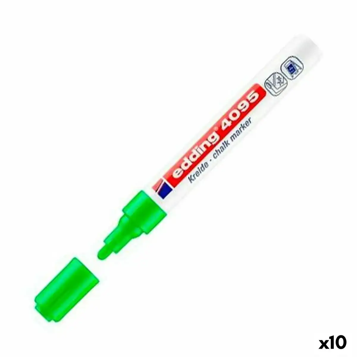 Marqueur craie liquide edding 4095 10 unites vert clair_7229. DIAYTAR COTE D'IVOIRE - Où Chaque Produit est une Promesse de Qualité. Explorez notre boutique en ligne et choisissez des produits qui répondent à vos exigences élevées.