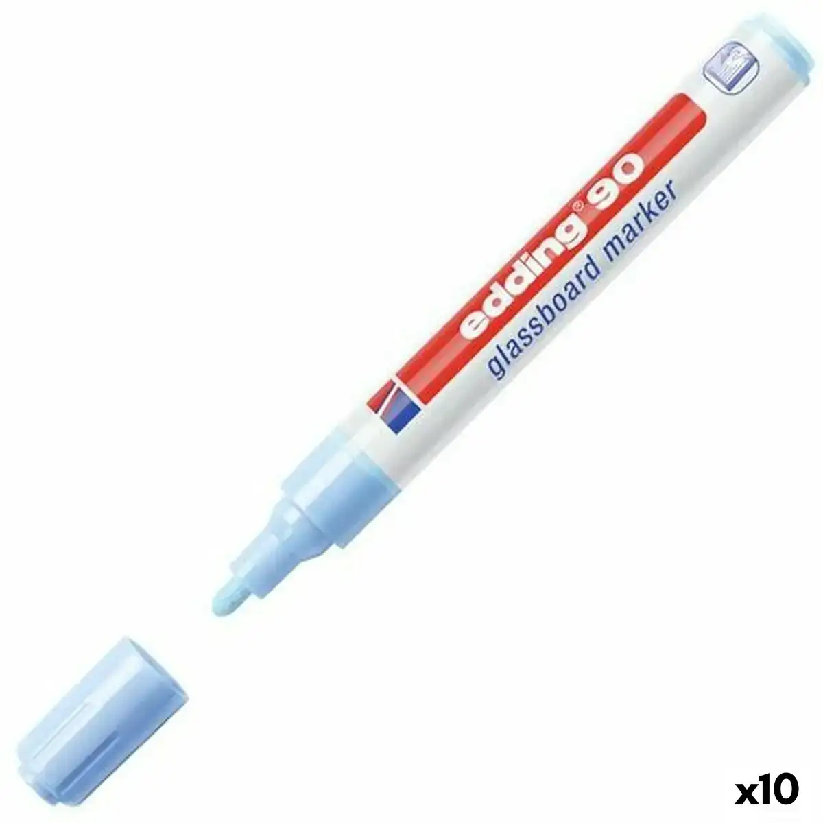 Marqueur craie liquide edding 90 bleu clair 10 unites_2189. DIAYTAR COTE D'IVOIRE - Où Choisir est un Plaisir Responsable. Explorez notre boutique en ligne et adoptez des produits qui reflètent notre engagement envers la durabilité.