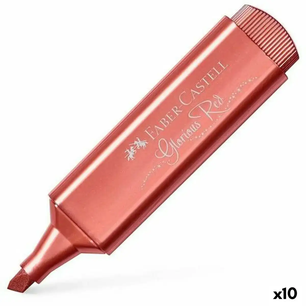 Marqueur faber castell textliner 46 metallique rouge 10 unites _1521. DIAYTAR COTE D'IVOIRE - Votre Plateforme Shopping de Confiance. Naviguez à travers nos rayons et choisissez des produits fiables qui répondent à vos besoins quotidiens.