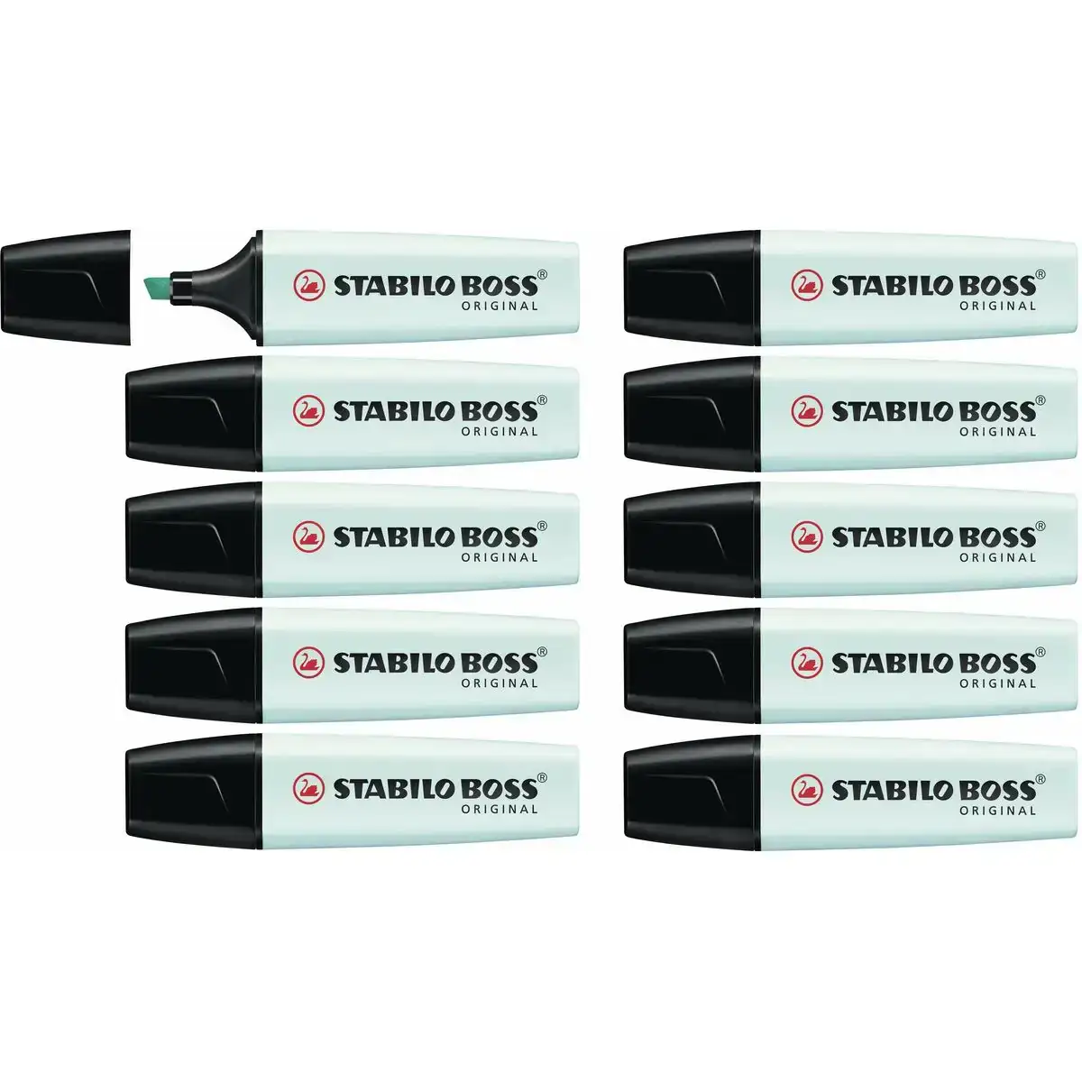 Marqueur fluorescent stabilo boss turquoise 10 unites _1414. DIAYTAR COTE D'IVOIRE - Là où Chaque Produit est une Trouvaille Unique. Découvrez notre boutique en ligne et trouvez des articles qui vous distinguent par leur originalité.