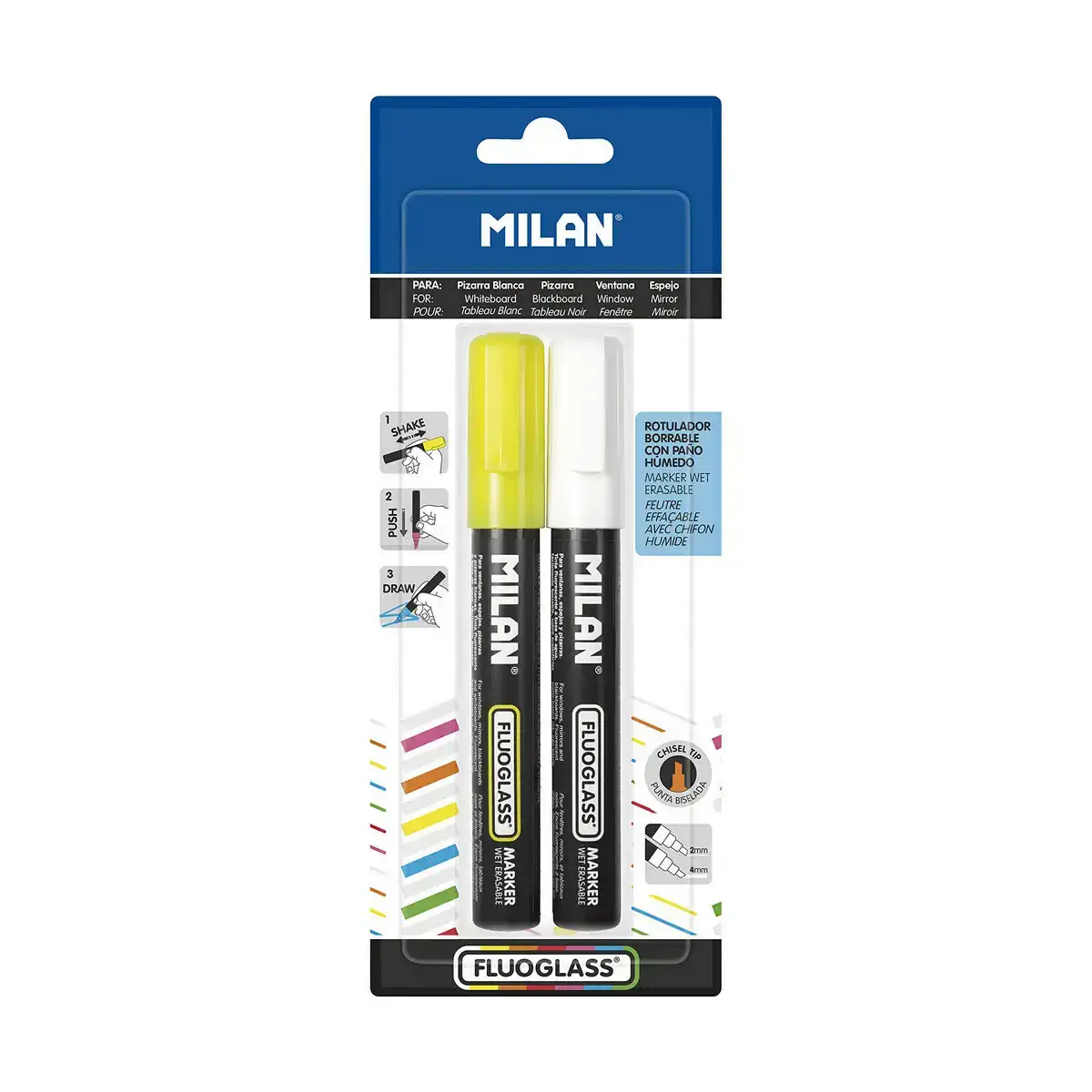 Marqueur milan fluoglass encre effacable pvc_9035. DIAYTAR COTE D'IVOIRE - Là où les Possibilités sont Infinies. Parcourez nos catégories et laissez-vous séduire par des produits qui enrichiront votre quotidien, du pratique à l'esthétique.