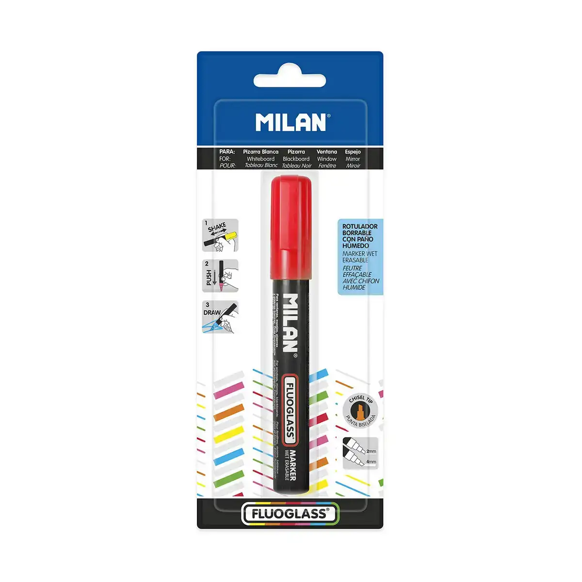 Marqueur milan fluoglass encre effacable rouge pvc_3046. Bienvenue chez DIAYTAR COTE D'IVOIRE - Où Chaque Article Est une Découverte. Naviguez à travers nos offres et laissez-vous surprendre par des trésors cachés qui enrichiront votre vie.