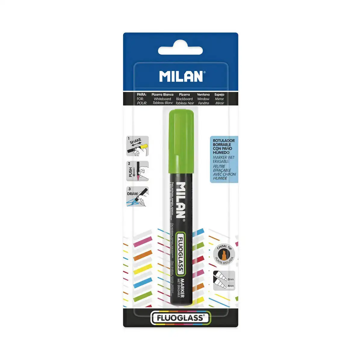 Marqueur milan fluoglass encre effacable vert pvc_2590. Entrez dans l'Univers de DIAYTAR COTE D'IVOIRE - Où le Shopping Devient une Découverte. Explorez nos rayons et dénichez des trésors qui illuminent votre quotidien.