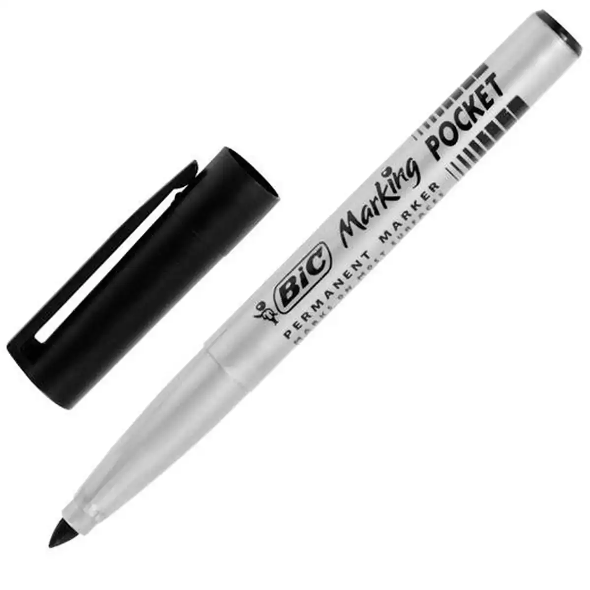 Marqueur permanent bic marking pocket 1445 noir 12 unites _6001. DIAYTAR COTE D'IVOIRE - Là où la Qualité est Non Négociable. Parcourez notre boutique en ligne pour découvrir des produits qui incarnent le raffinement et l'excellence du Côte d'Ivoire.