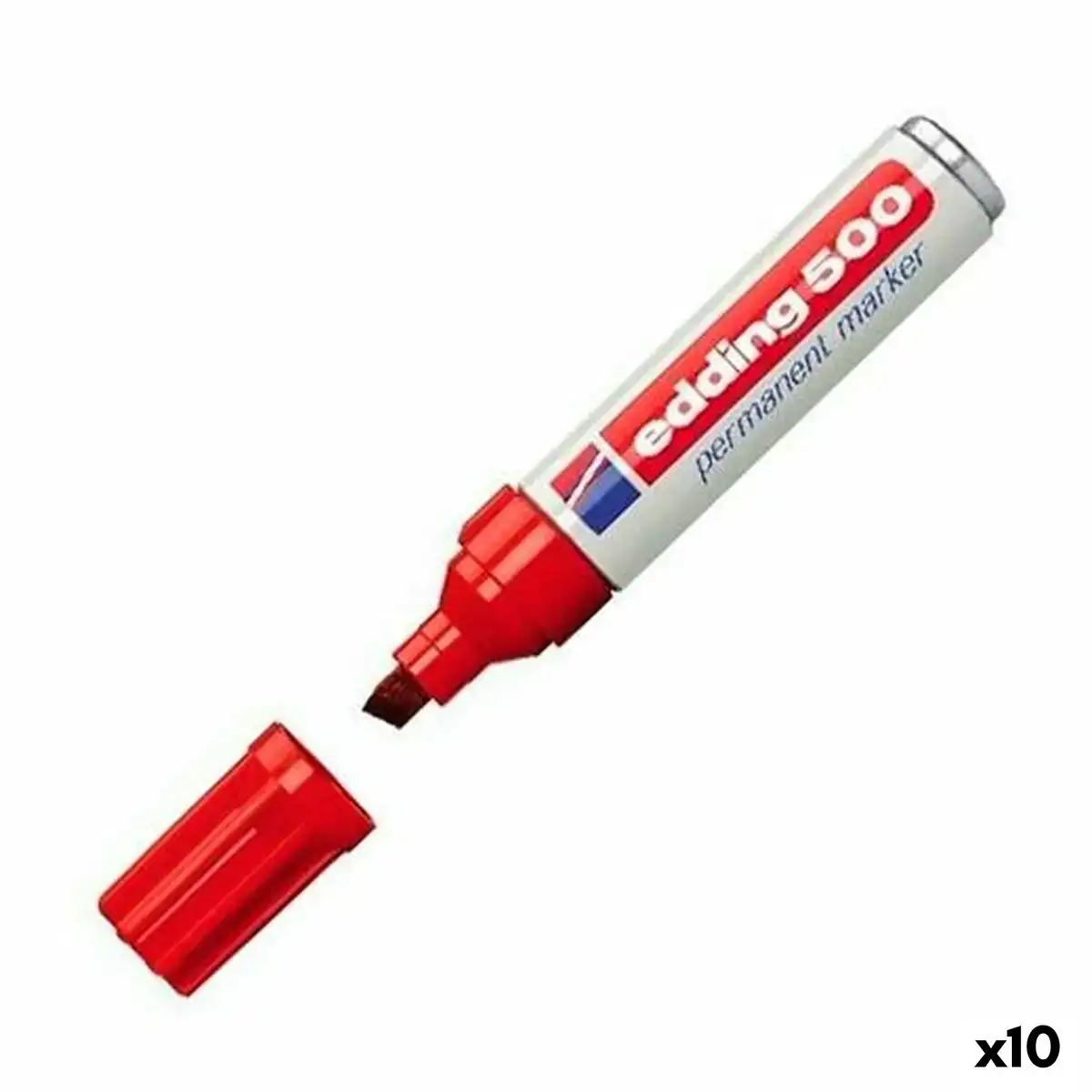 Marqueur permanent edding 500 2 7 mm rouge 10 unites _9195. Bienvenue sur DIAYTAR COTE D'IVOIRE - Où l'Authenticité Rencontre le Confort. Plongez dans notre univers de produits qui allient tradition et commodité pour répondre à vos besoins.