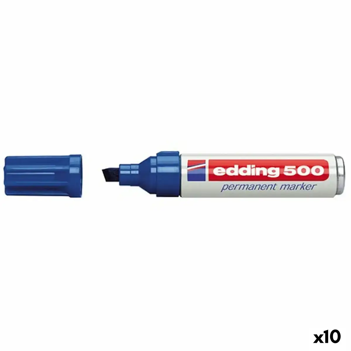 Marqueur permanent edding 500 bleu 10 unites_9032. Bienvenue chez DIAYTAR COTE D'IVOIRE - Où Choisir est un Voyage. Plongez dans notre plateforme en ligne pour trouver des produits qui ajoutent de la couleur et de la texture à votre quotidien.
