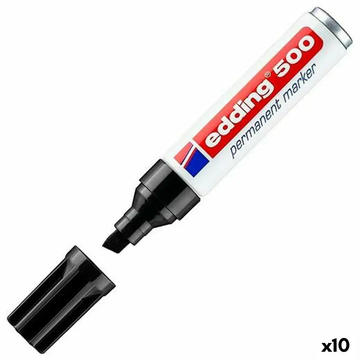 Marqueur permanent edding 500 noir 10 unites_4247. Bienvenue chez DIAYTAR COTE D'IVOIRE - Où Chaque Objet a son Histoire. Découvrez notre sélection méticuleuse et choisissez des articles qui racontent l'âme du Côte d'Ivoire.