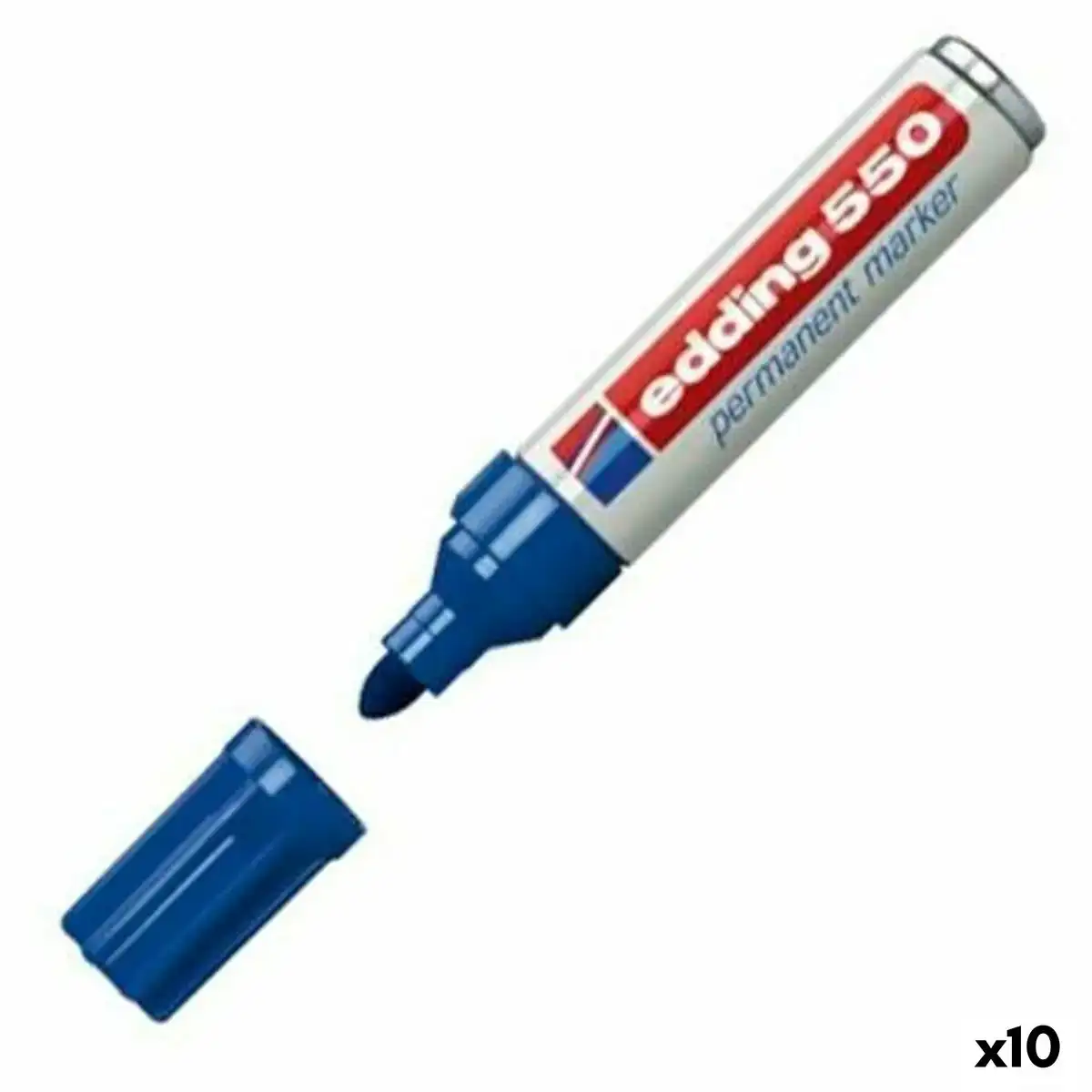 Marqueur permanent edding 550 3 4 mm bleu 10 unites _4607. DIAYTAR COTE D'IVOIRE - Où Choisir est un Plaisir Responsable. Explorez notre boutique en ligne et adoptez des produits qui reflètent notre engagement envers la durabilité.