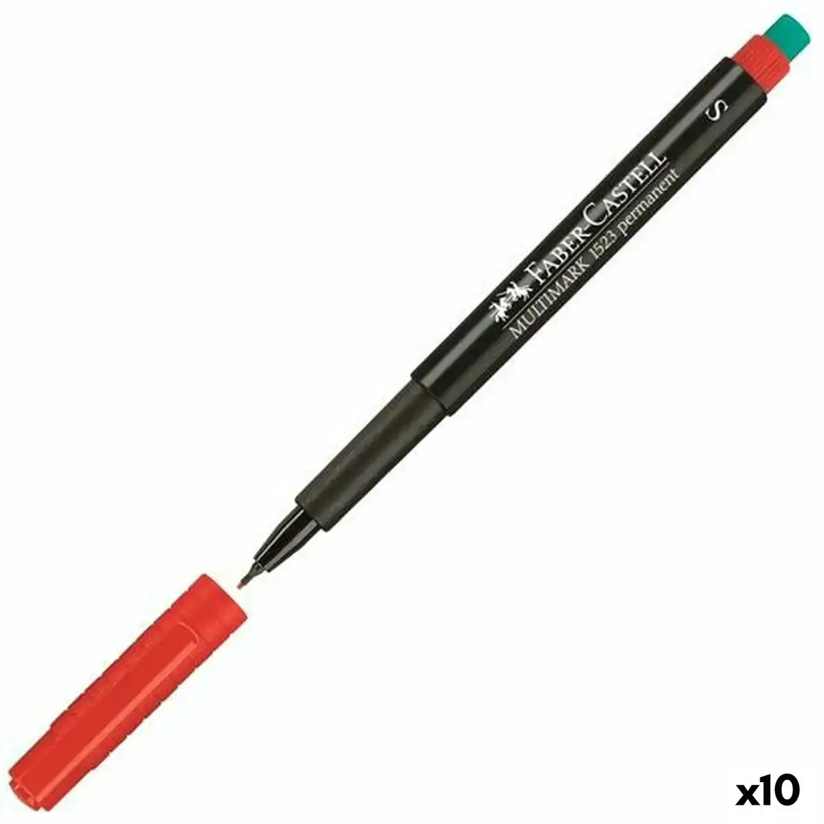 Marqueur permanent faber castell multimark 1523 m rouge 10 unites _8566. Découvrez DIAYTAR COTE D'IVOIRE - Votre Source de Produits Variés et un Service Exceptionnel. Parcourez nos catégories et bénéficiez d'un service client dévoué, prêt à vous guider à chaque étape.