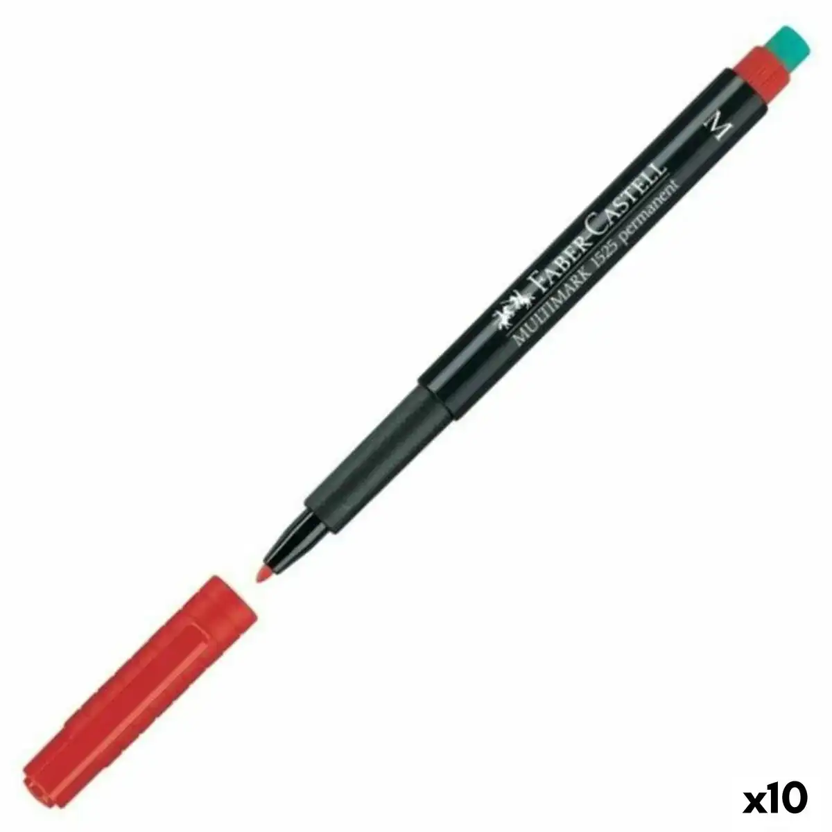 Marqueur permanent faber castell multimark 1525 m rouge 10 unites _4006. Entrez dans l'Univers de DIAYTAR COTE D'IVOIRE - Où Choisir est un Plaisir. Explorez notre catalogue diversifié et trouvez des articles qui reflètent vos goûts et votre personnalité.