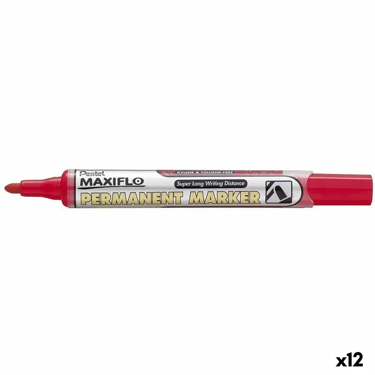 Marqueur permanent pentel nlf50 rouge 12 unites _6331. Entrez dans l'Univers de DIAYTAR COTE D'IVOIRE - Votre Destination de Shopping Complète. Découvrez des produits qui reflètent la diversité et la richesse culturelle du Côte d'Ivoire, le tout à portée de clic.