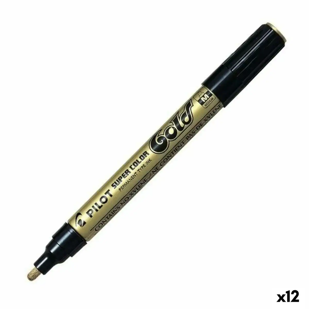 Marqueur permanent pilot dore 1 mm 12 unites _9692. DIAYTAR COTE D'IVOIRE - Votre Boutique en Ligne, Votre Histoire. Explorez notre sélection et découvrez des produits qui reflètent votre parcours et vos aspirations, un achat à la fois.