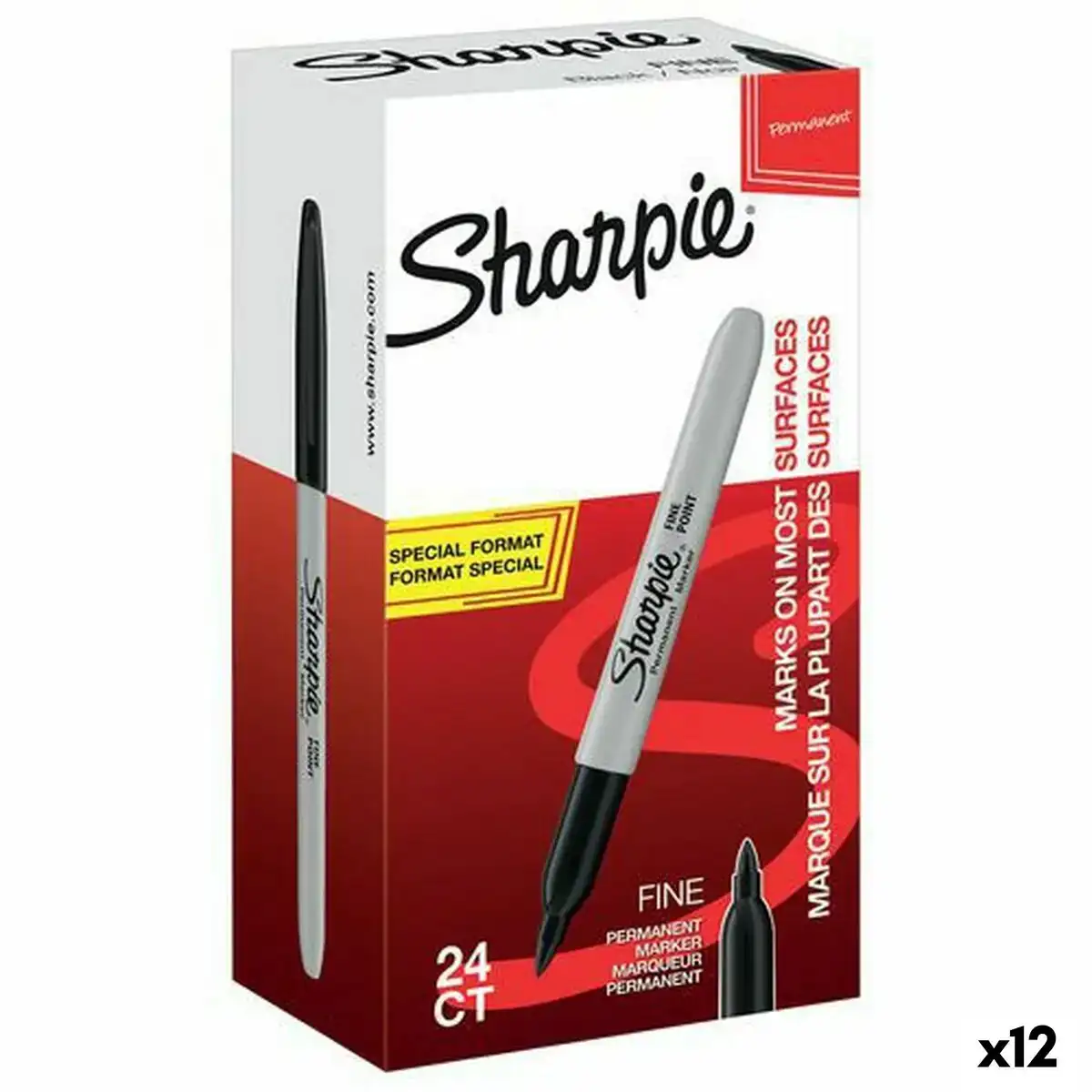 Marqueur permanent sharpie 12 pieces noir 0 9 mm 12 unites _3410. Plongez dans le Monde de DIAYTAR COTE D'IVOIRE - Où Chaque Article Raconte une Histoire. Explorez notre vaste assortiment et choisissez des produits qui vous parlent et reflètent votre style unique.