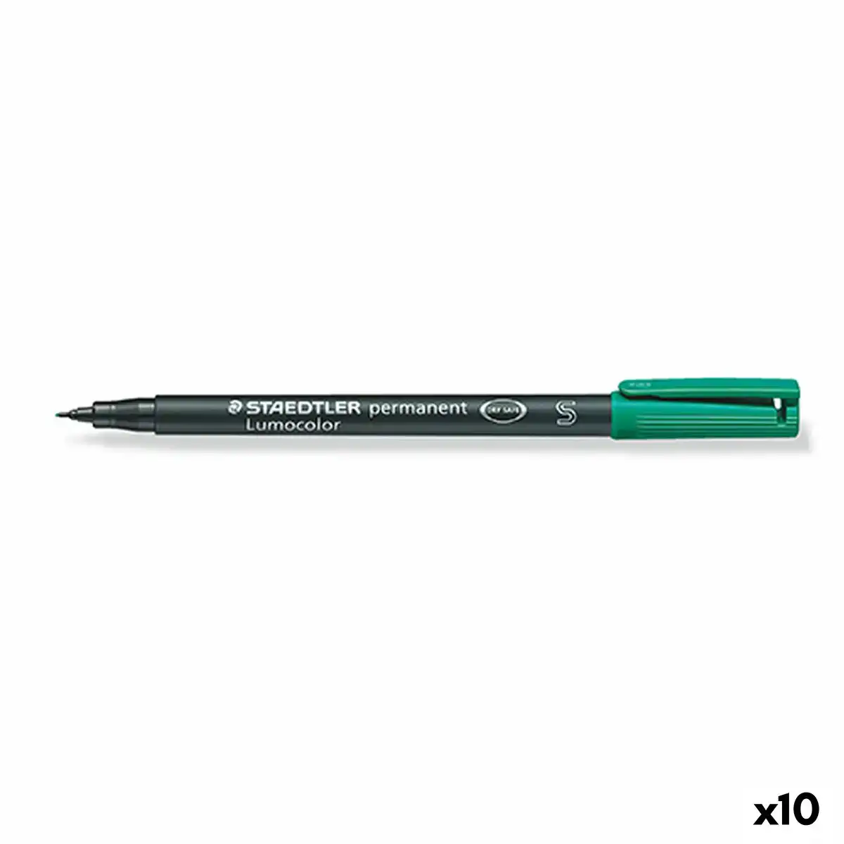 Marqueur permanent staedtler lumocolor 313 5 s vert 10 unites _5775. DIAYTAR COTE D'IVOIRE - Votre Plaisir Shopping à Portée de Clic. Explorez notre boutique en ligne et trouvez des produits qui ajoutent une touche de bonheur à votre vie quotidienne.