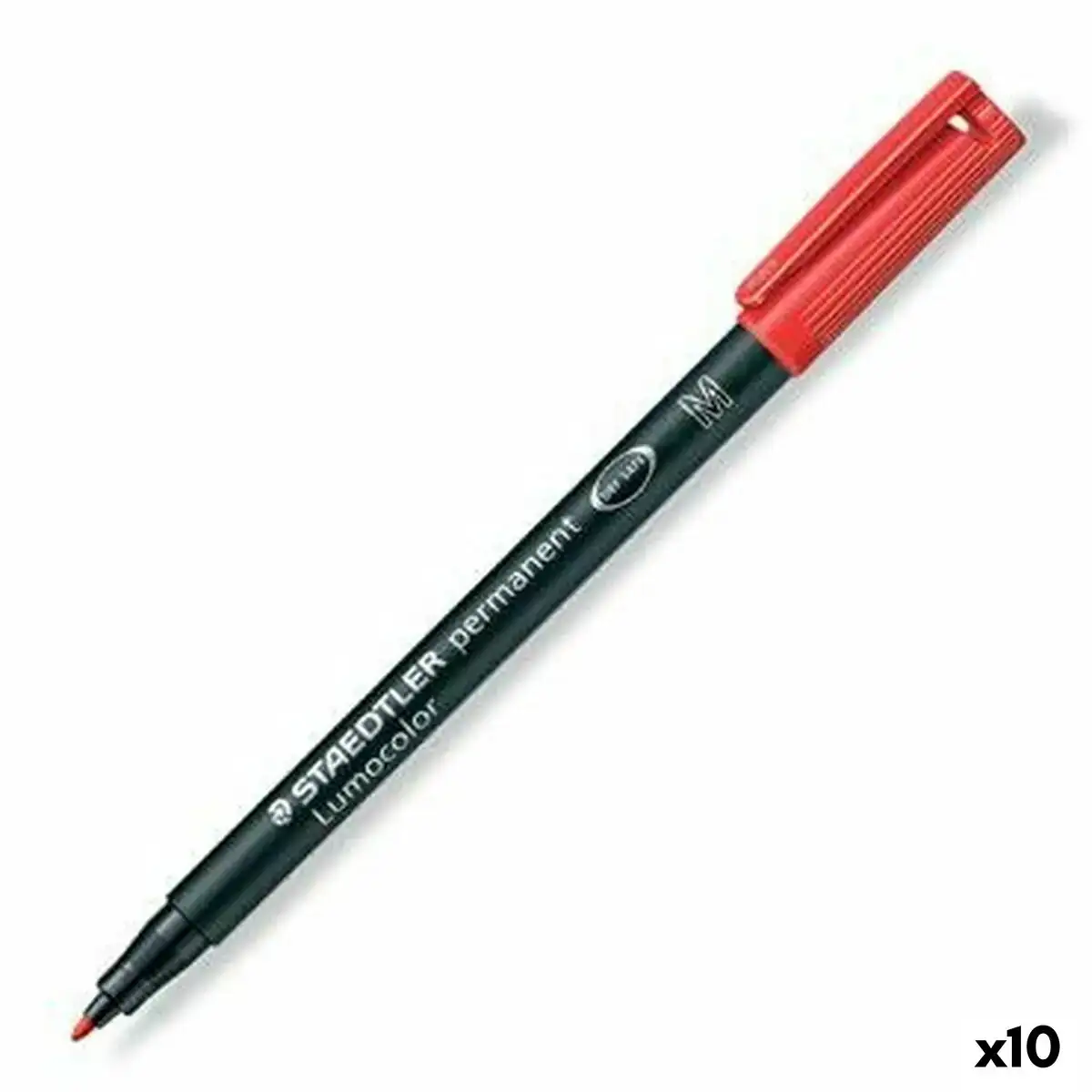 Marqueur permanent staedtler lumocolor 317 2 m rouge 10 unites _9036. DIAYTAR COTE D'IVOIRE - Où la Tradition s'Harmonise avec le Moderne. Parcourez notre gamme diversifiée et choisissez des produits qui révèlent l'âme du Côte d'Ivoire.