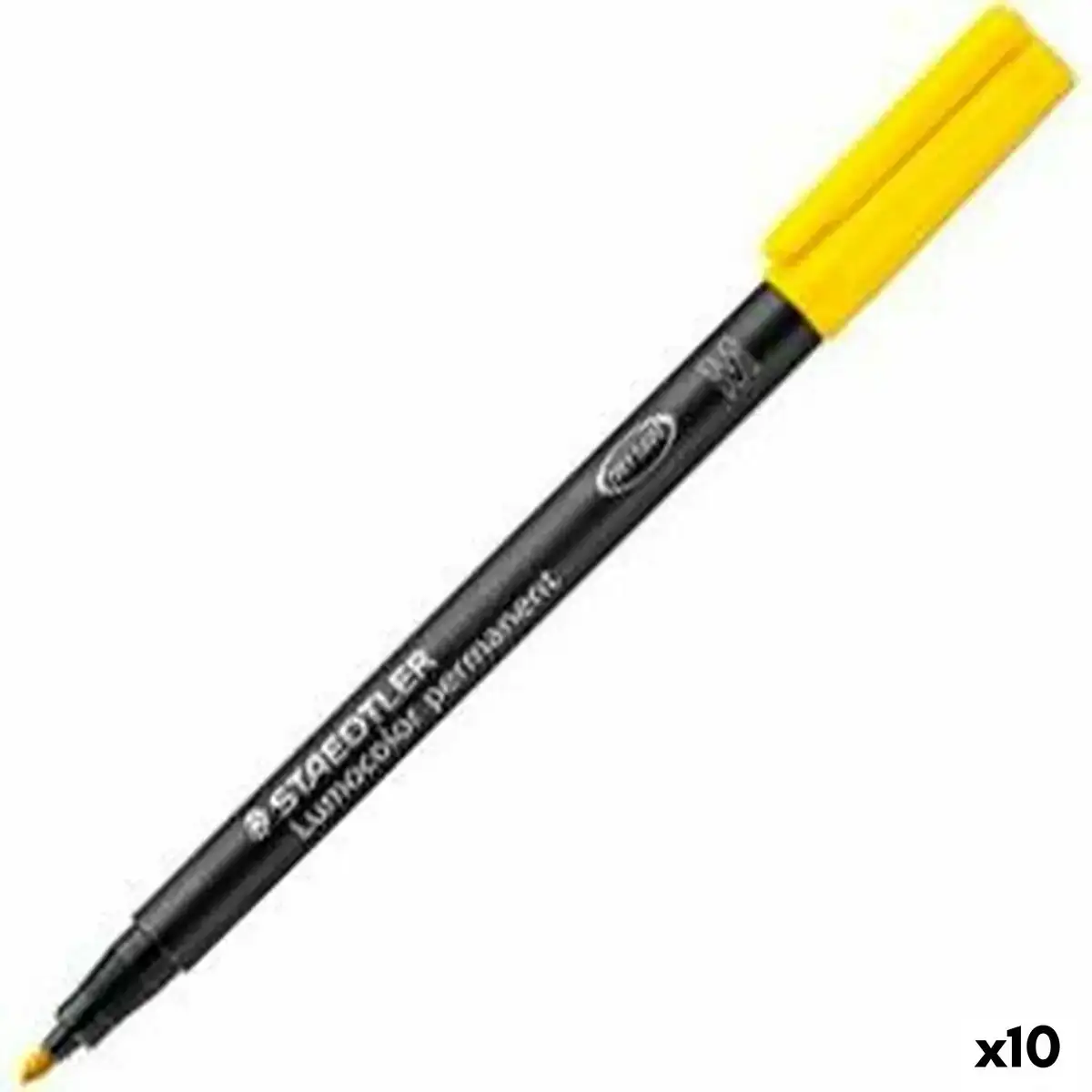 Marqueur permanent staedtler lumocolor 317 m jaune 1 mm 10 unites _4568. DIAYTAR COTE D'IVOIRE - L'Art de Choisir, l'Art de Se Distinquer. Naviguez à travers notre catalogue et choisissez des produits qui ajoutent une note d'élégance à votre style unique.