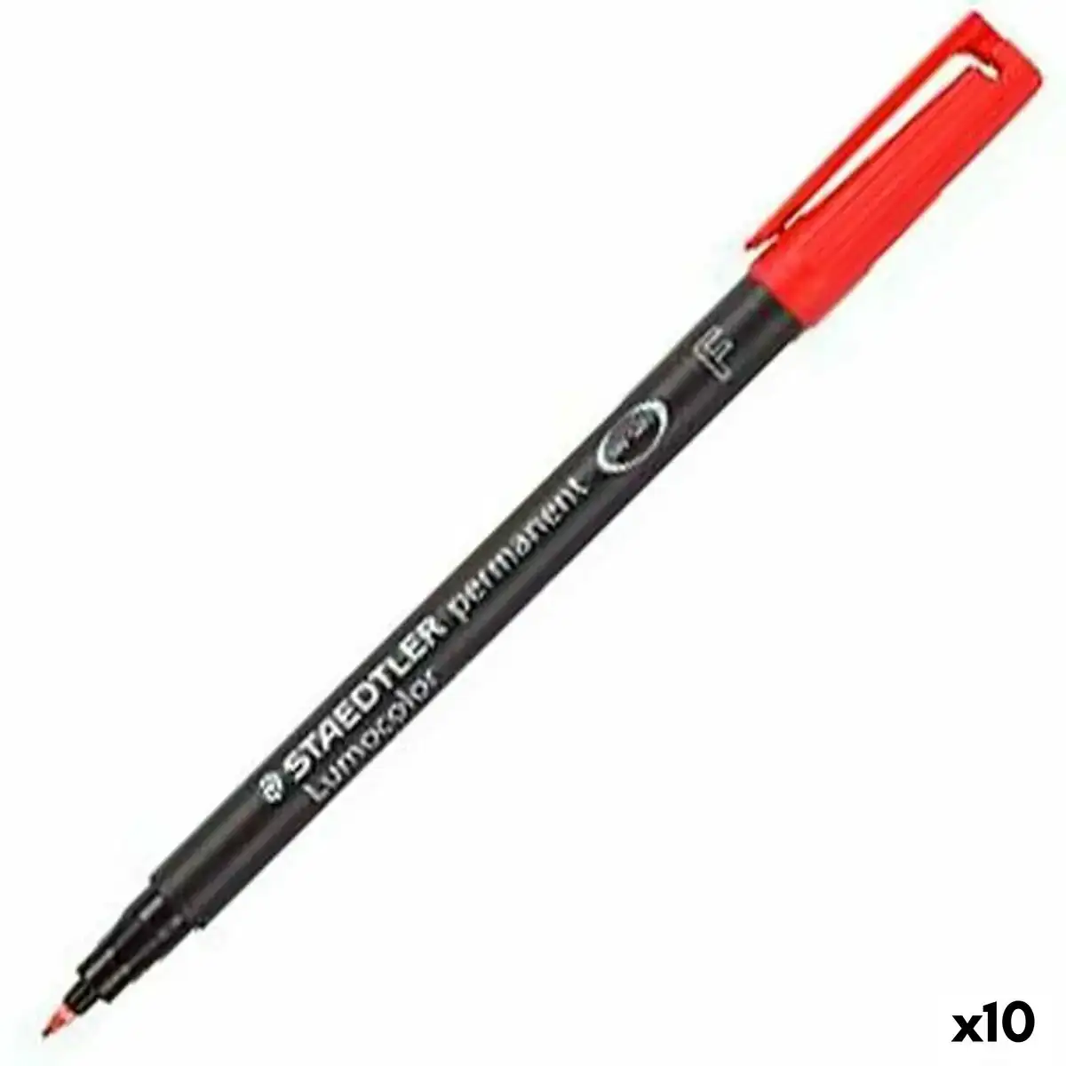 Marqueur permanent staedtler lumocolor 318 2 f rouge 0 6 mm 10 unites _3666. Entrez dans l'Univers de DIAYTAR COTE D'IVOIRE - Votre Destination de Shopping Complète. Découvrez des produits qui reflètent la diversité et la richesse culturelle du Côte d'Ivoire, le tout à portée de clic.