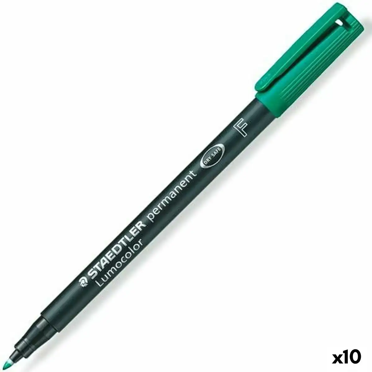 Marqueur permanent staedtler lumocolor 318 f vert 0 6 mm 10 unites _4364. DIAYTAR COTE D'IVOIRE - Votre Passage vers le Chic et l'Élégance. Naviguez à travers notre boutique en ligne pour trouver des produits qui ajoutent une touche sophistiquée à votre style.