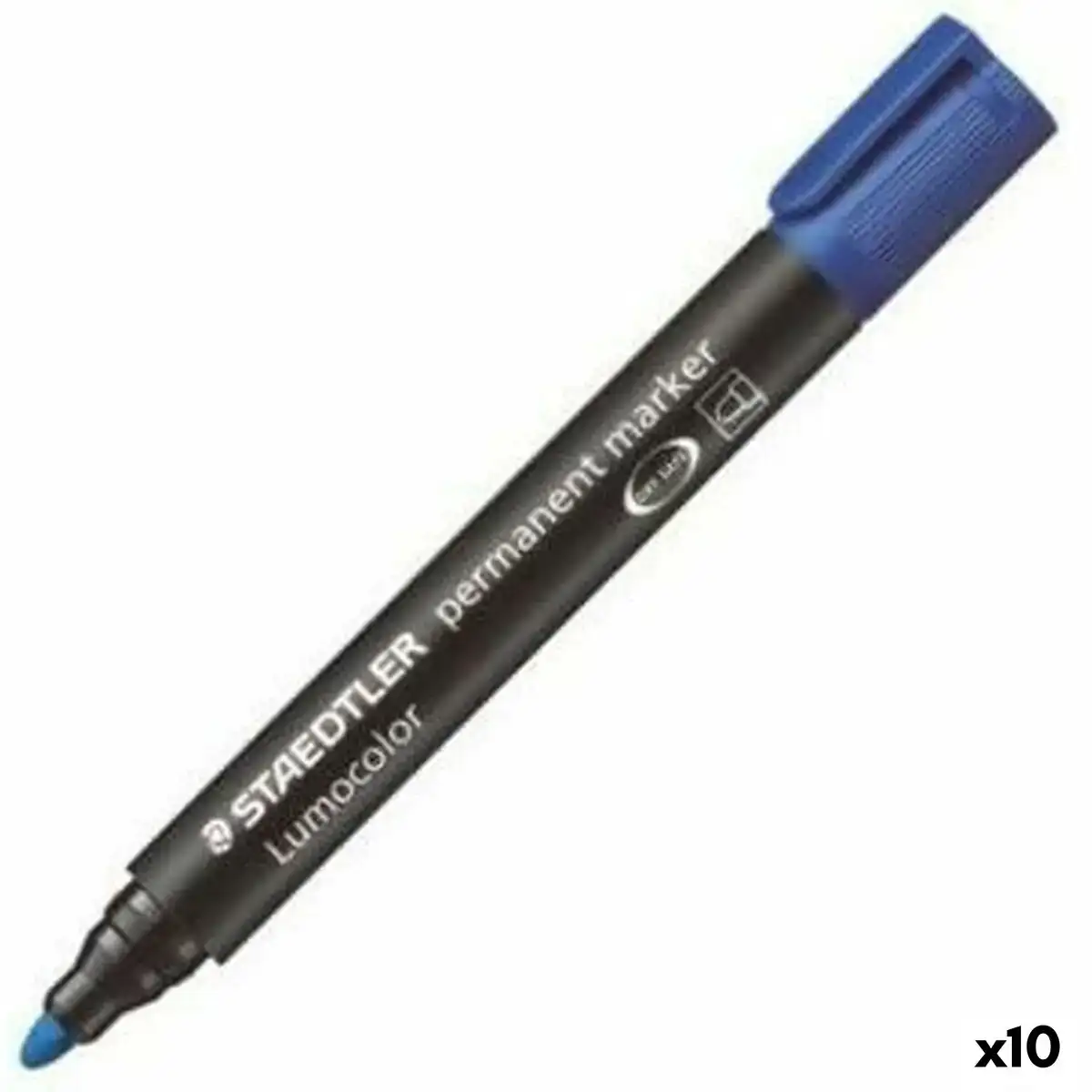 Marqueur permanent staedtler lumocolor 352 3 bleu 10 unites _4361. DIAYTAR COTE D'IVOIRE - Votre Passage vers l'Éclat et la Beauté. Explorez notre boutique en ligne et trouvez des produits qui subliment votre apparence et votre espace.