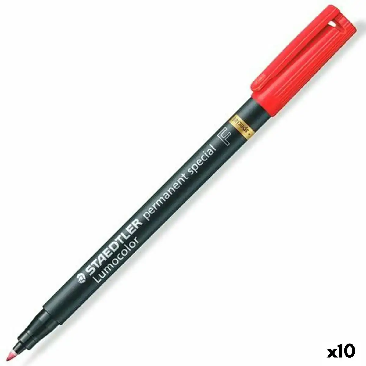 Marqueur permanent staedtler lumocolor rouge 10 unites_1155. DIAYTAR COTE D'IVOIRE - Où Choisir est une Découverte. Parcourez notre catalogue et trouvez des articles qui éveillent votre curiosité et enrichissent votre expérience shopping.