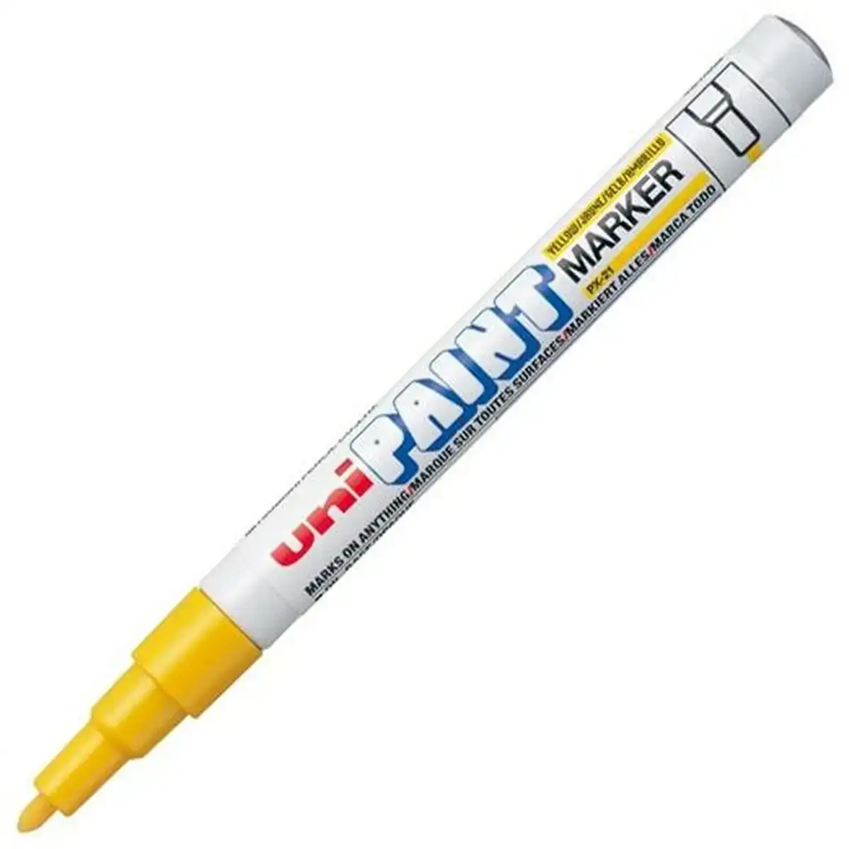 Marqueur permanent uni ball paint px 21l jaune 12 unites_7342. DIAYTAR COTE D'IVOIRE - Votre Boutique en Ligne, Votre Identité. Naviguez à travers notre plateforme et choisissez des articles qui expriment qui vous êtes et ce que vous chérissez.