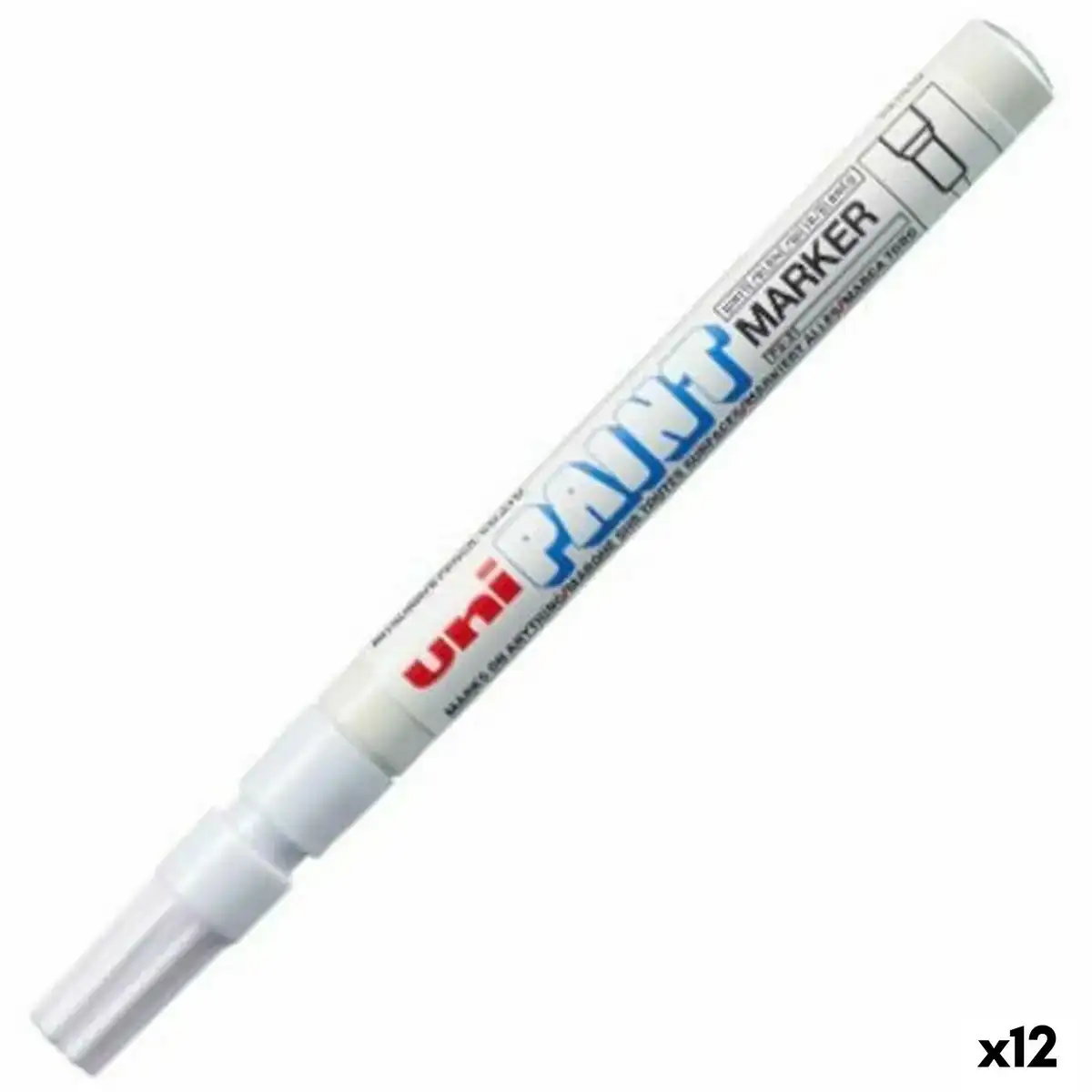 Marqueur permanent uni ball px 20 blanc 12 unites _7970. DIAYTAR COTE D'IVOIRE - Votre Boutique en Ligne, Votre Identité. Naviguez à travers notre plateforme et choisissez des articles qui expriment qui vous êtes et ce que vous chérissez.