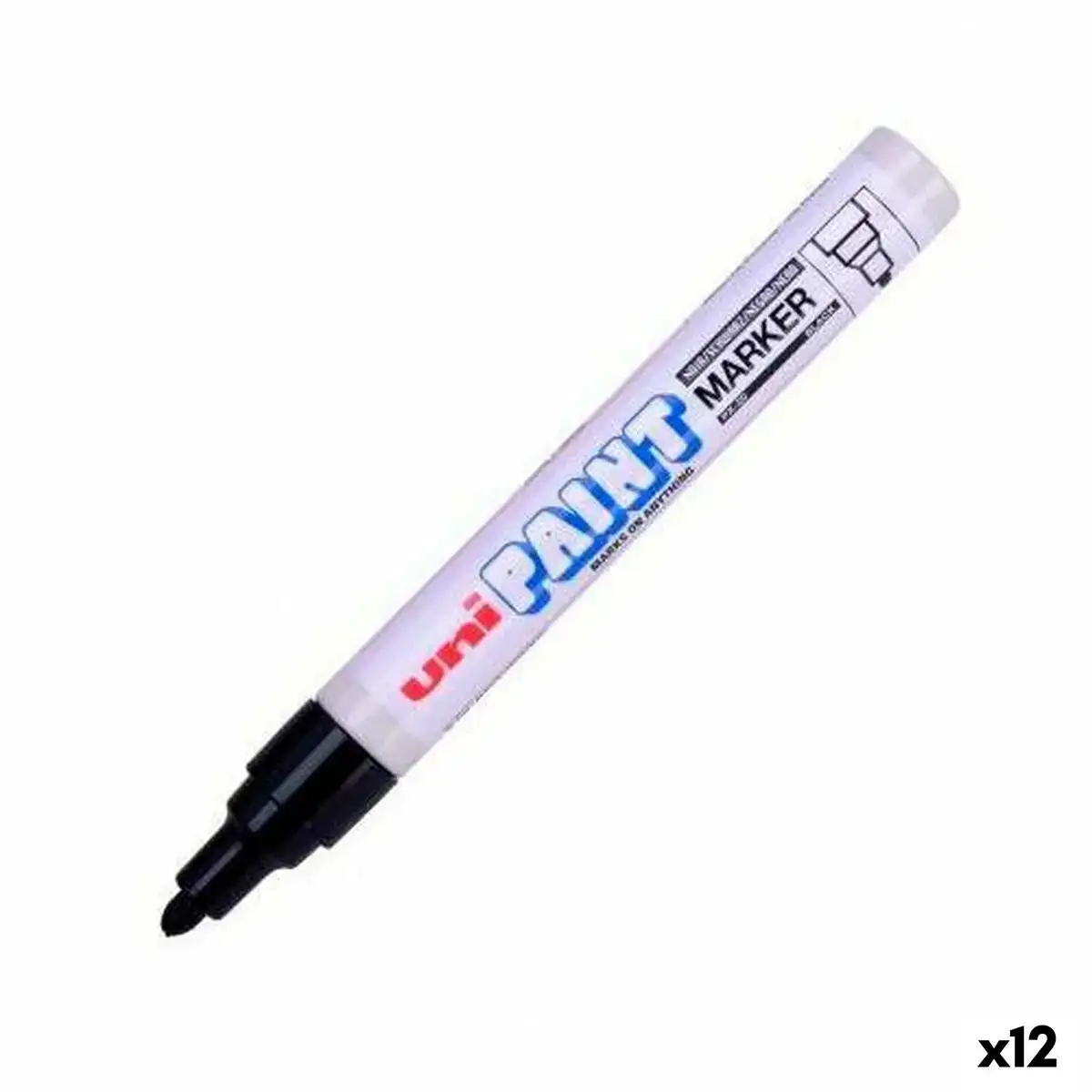 Marqueur permanent uni ball px 20 noir 2 8 mm 12 unites _8575. DIAYTAR COTE D'IVOIRE - L'Art de Choisir, l'Art de Vivre. Parcourez notre boutique en ligne et découvrez des produits qui transforment chaque choix en une expérience enrichissante.