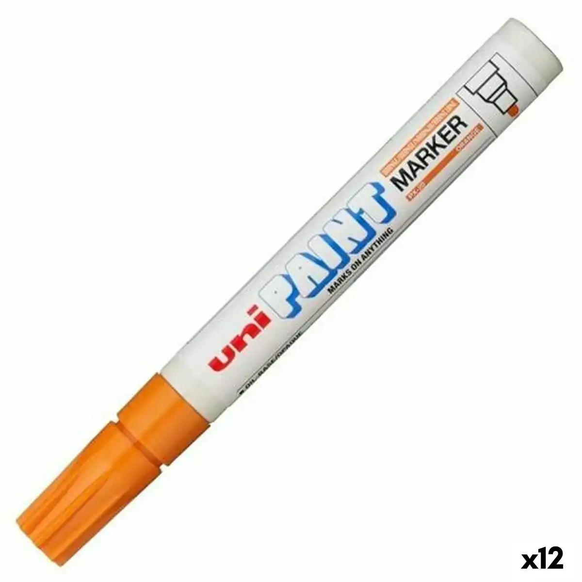 Marqueur permanent uni ball px 20 orange 2 8 mm 12 unites _8481. DIAYTAR COTE D'IVOIRE - Là où Chaque Produit Est une Trouvaille. Parcourez notre catalogue diversifié et découvrez des articles qui enrichiront votre quotidien, du pratique à l'insolite.