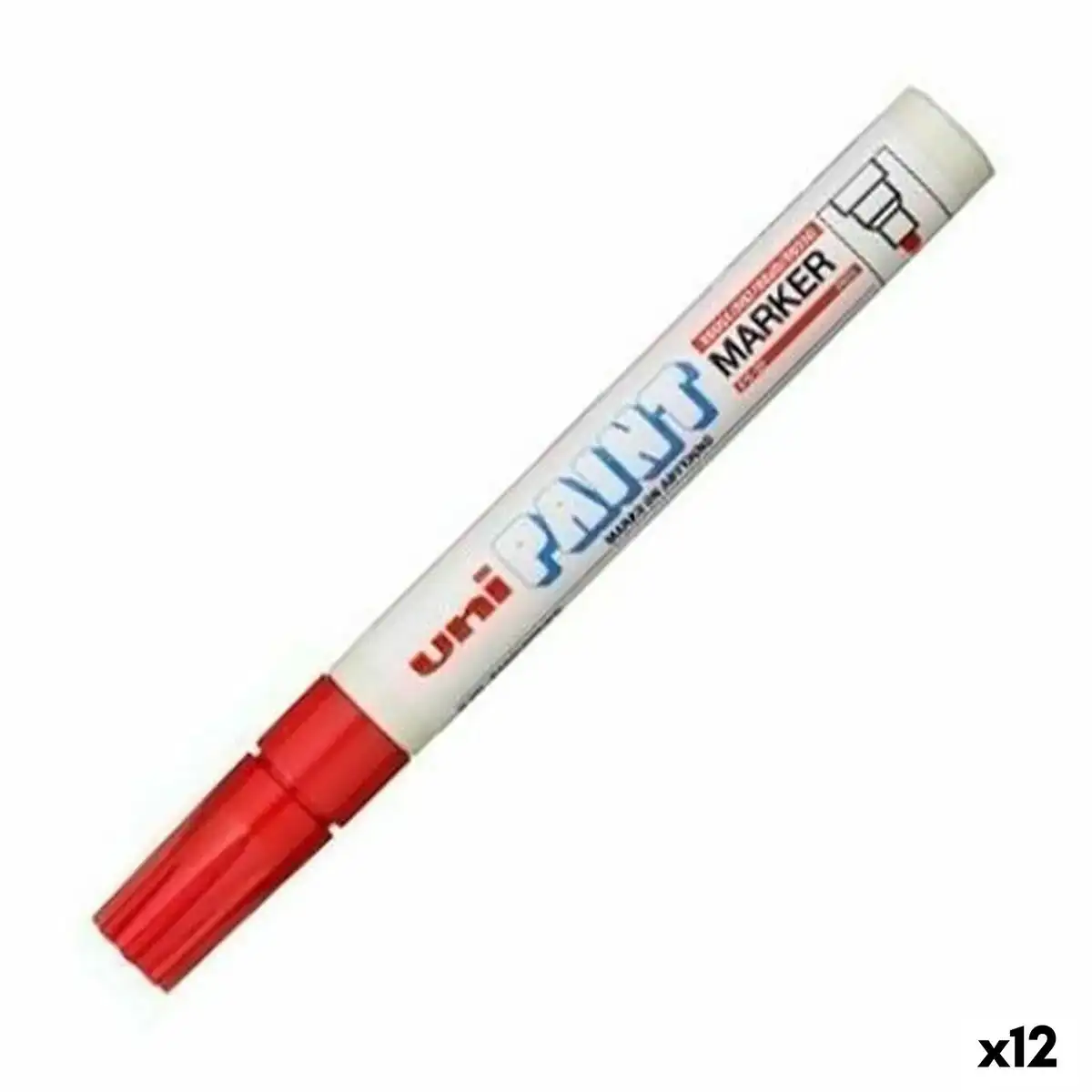 Marqueur permanent uni ball px 20 rouge 2 8 mm 12 unites _1794. Bienvenue chez DIAYTAR COTE D'IVOIRE - Où Votre Shopping Prend Vie. Découvrez notre univers et dénichez des trésors qui ajoutent de la couleur à votre quotidien.