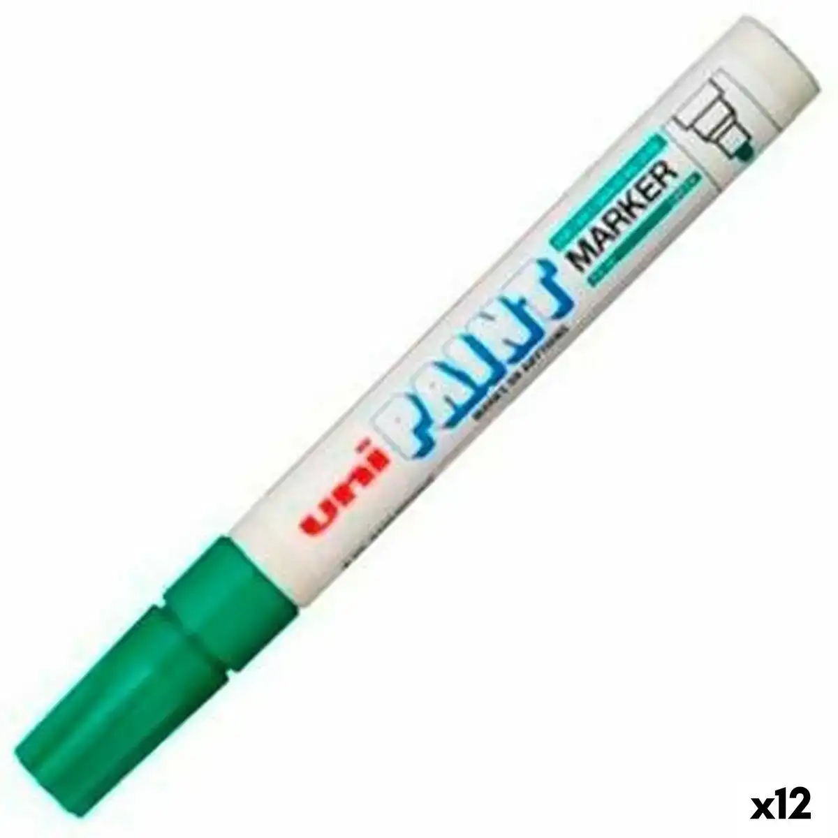 Marqueur permanent uni ball px 20 vert 2 8 mm 12 unites _5707. Entrez dans l'Univers de DIAYTAR COTE D'IVOIRE - Où le Choix Rencontre l'Authenticité. Explorez nos rayons virtuels et trouvez des produits qui incarnent la richesse de notre culture.