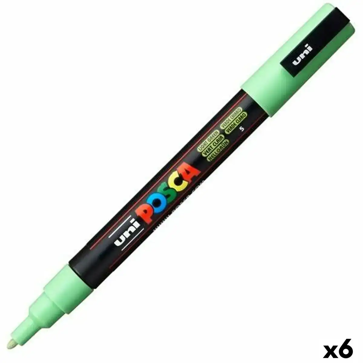 Marqueur posca pc 3m 6 unites vert clair_2741. Entrez dans l'Univers de DIAYTAR COTE D'IVOIRE - Où Chaque Produit a une Signification. Explorez notre gamme diversifiée et découvrez des articles qui résonnent avec votre vie.