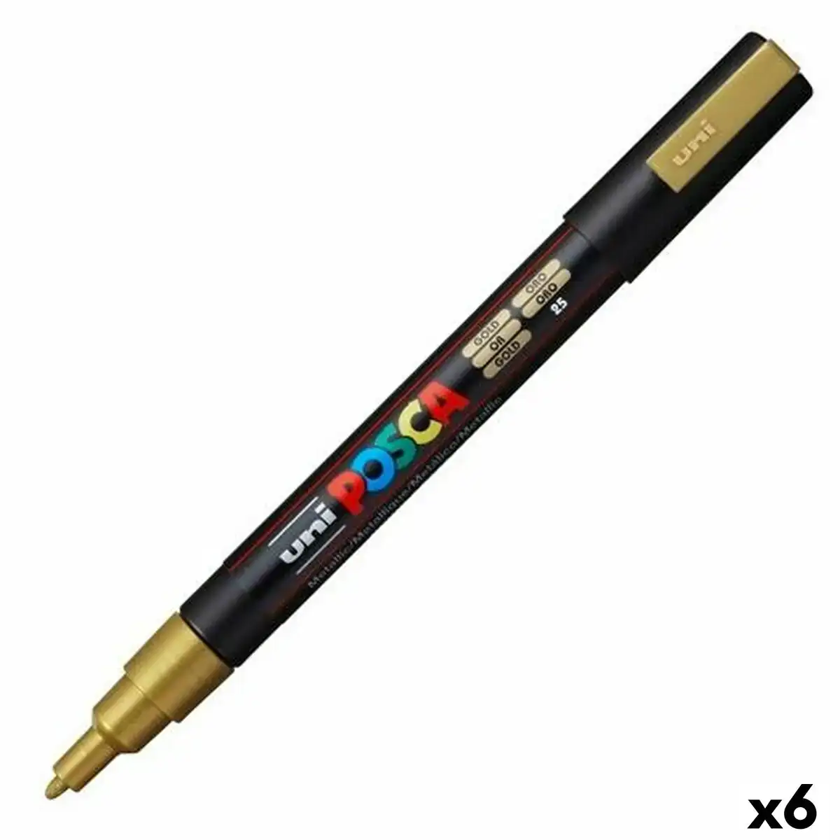 Marqueur posca pc 3m dore 6 unites _3597. Entrez dans DIAYTAR COTE D'IVOIRE - Où Chaque Détail Compte. Explorez notre boutique en ligne pour trouver des produits de haute qualité, soigneusement choisis pour répondre à vos besoins et vos désirs.