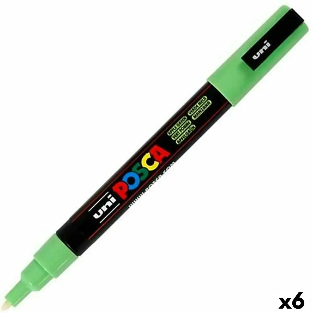 Marqueur posca pc 3m vert clair 6 unites _7374. DIAYTAR COTE D'IVOIRE - L'Art de Vivre le Shopping Éthique. Parcourez notre gamme et choisissez des produits qui reflètent notre engagement envers des pratiques durables.