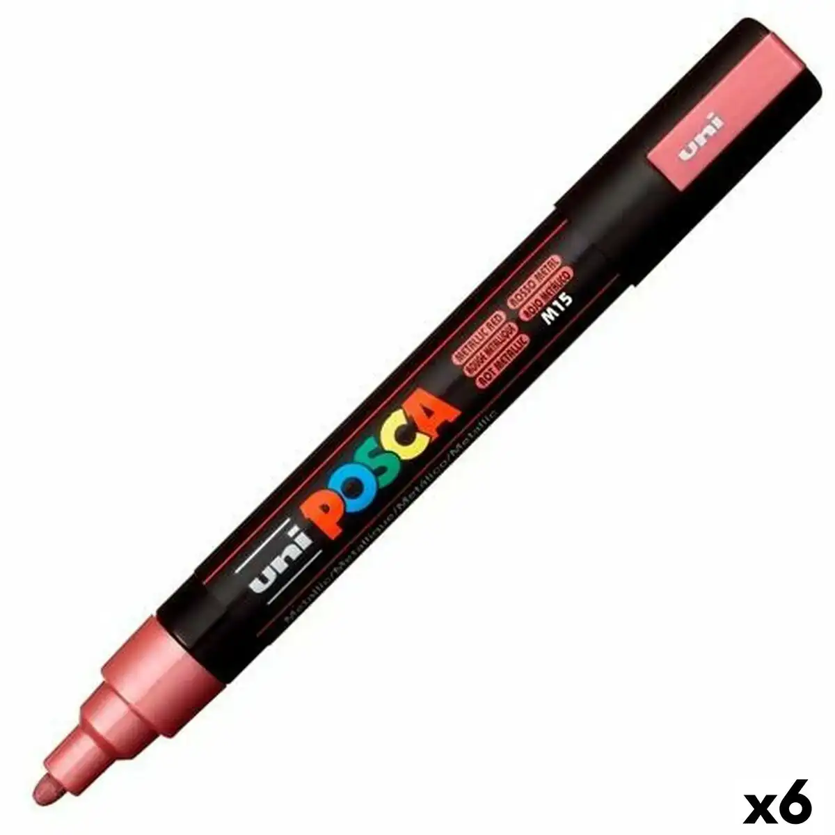 Marqueur posca pc 5m metallique rouge 6 unites _7783. Bienvenue chez DIAYTAR COTE D'IVOIRE - Où l'Authenticité Rencontre l'Accessibilité. Explorez notre sélection abordable et découvrez des articles qui incarnent l'essence du Côte d'Ivoire.