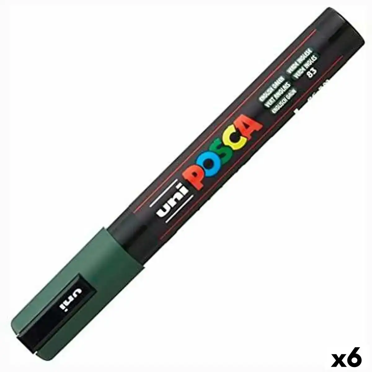 Marqueur posca pc 5m vert fonce 6 unites _7553. DIAYTAR COTE D'IVOIRE - Votre Plateforme pour un Shopping Inspiré. Explorez nos offres variées et découvrez des articles qui stimulent votre créativité et embellissent votre vie.