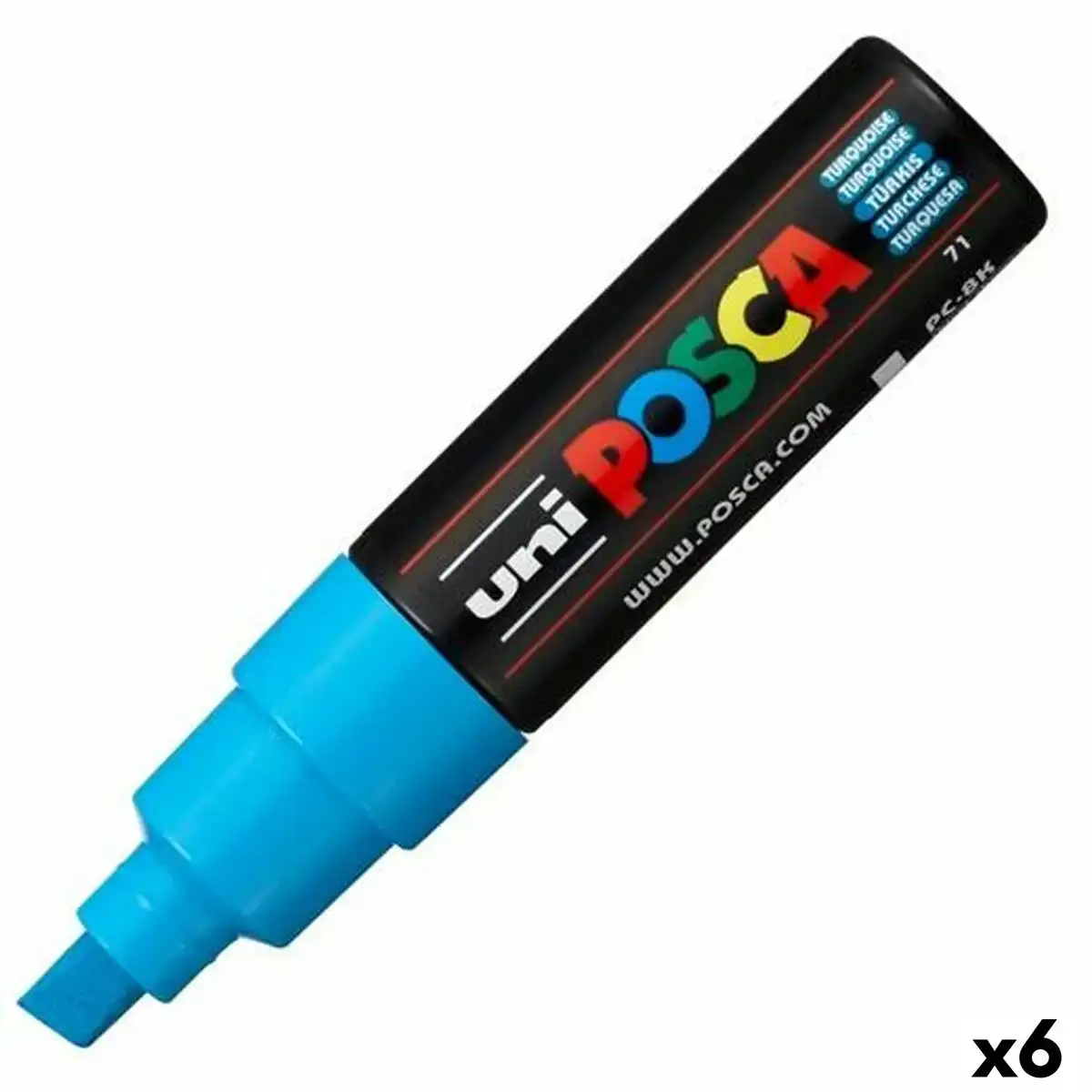 Marqueur posca pc 8k turquoise 6 unites _1164. DIAYTAR COTE D'IVOIRE - Votre Plateforme pour un Shopping Inspiré. Explorez nos offres variées et découvrez des articles qui stimulent votre créativité et embellissent votre vie.