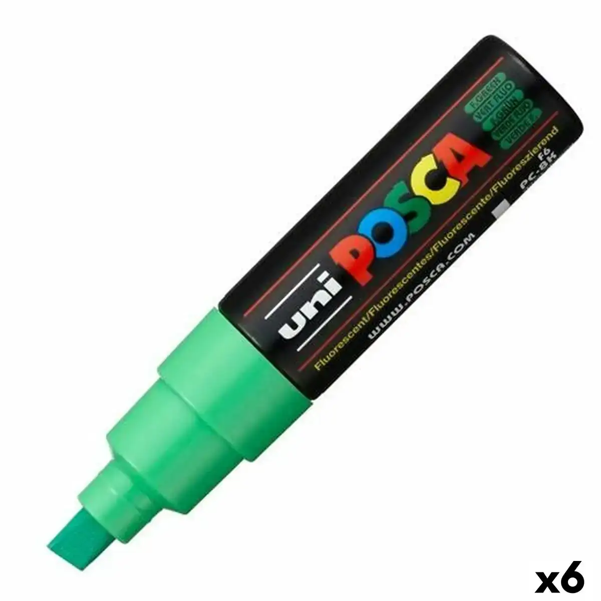 Marqueur posca pc 8k vert 6 unites _2580. DIAYTAR COTE D'IVOIRE - L'Art de Vivre le Shopping Inspiré. Parcourez notre catalogue et choisissez des produits qui reflètent votre passion pour la beauté et l'authenticité.