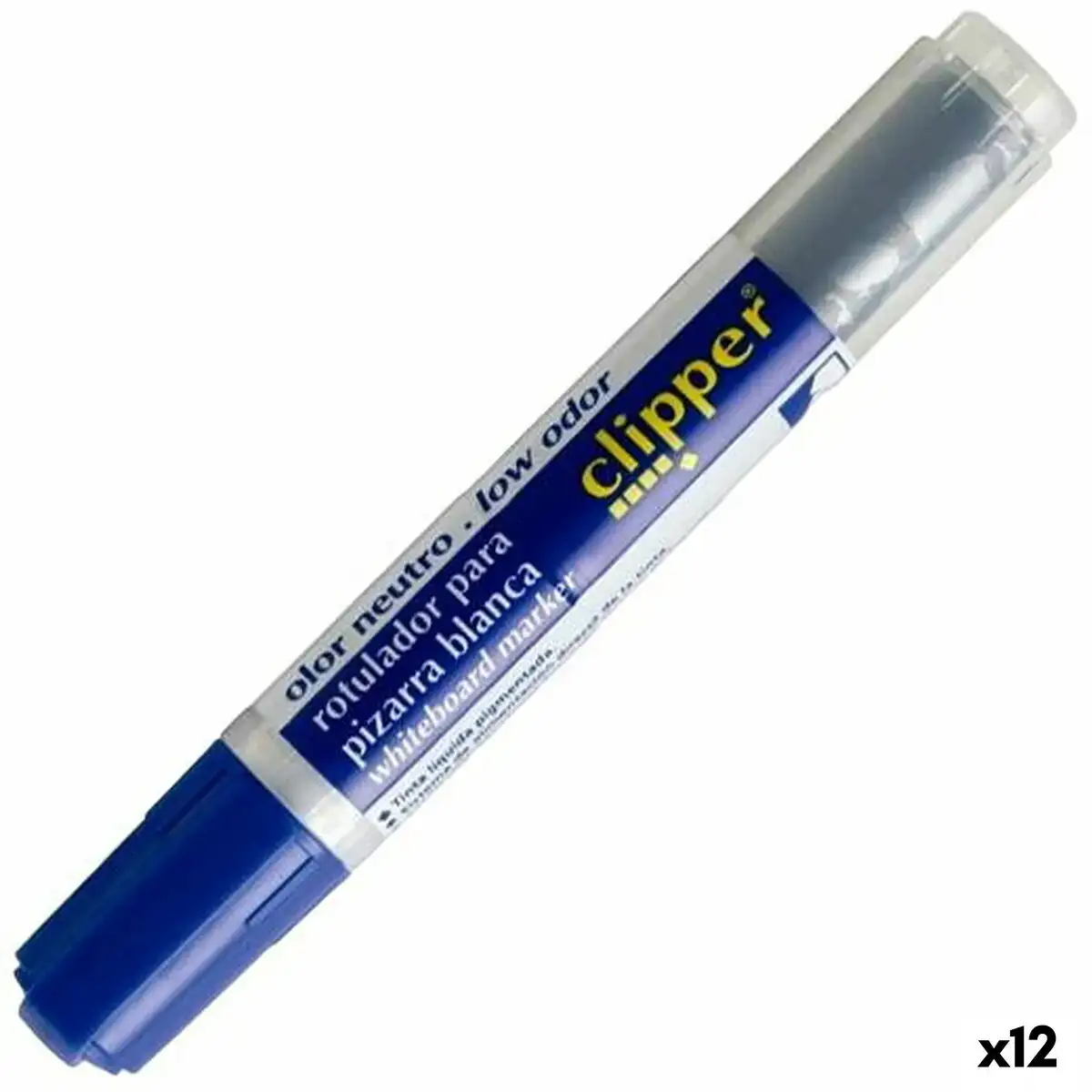 Marqueur pour tableau blanc alpino liquid clipper bleu 12 unites _8431. DIAYTAR COTE D'IVOIRE - Votre Passage vers l'Élégance Accessible. Parcourez notre boutique en ligne pour trouver des produits qui vous permettent d'allier style et économies.