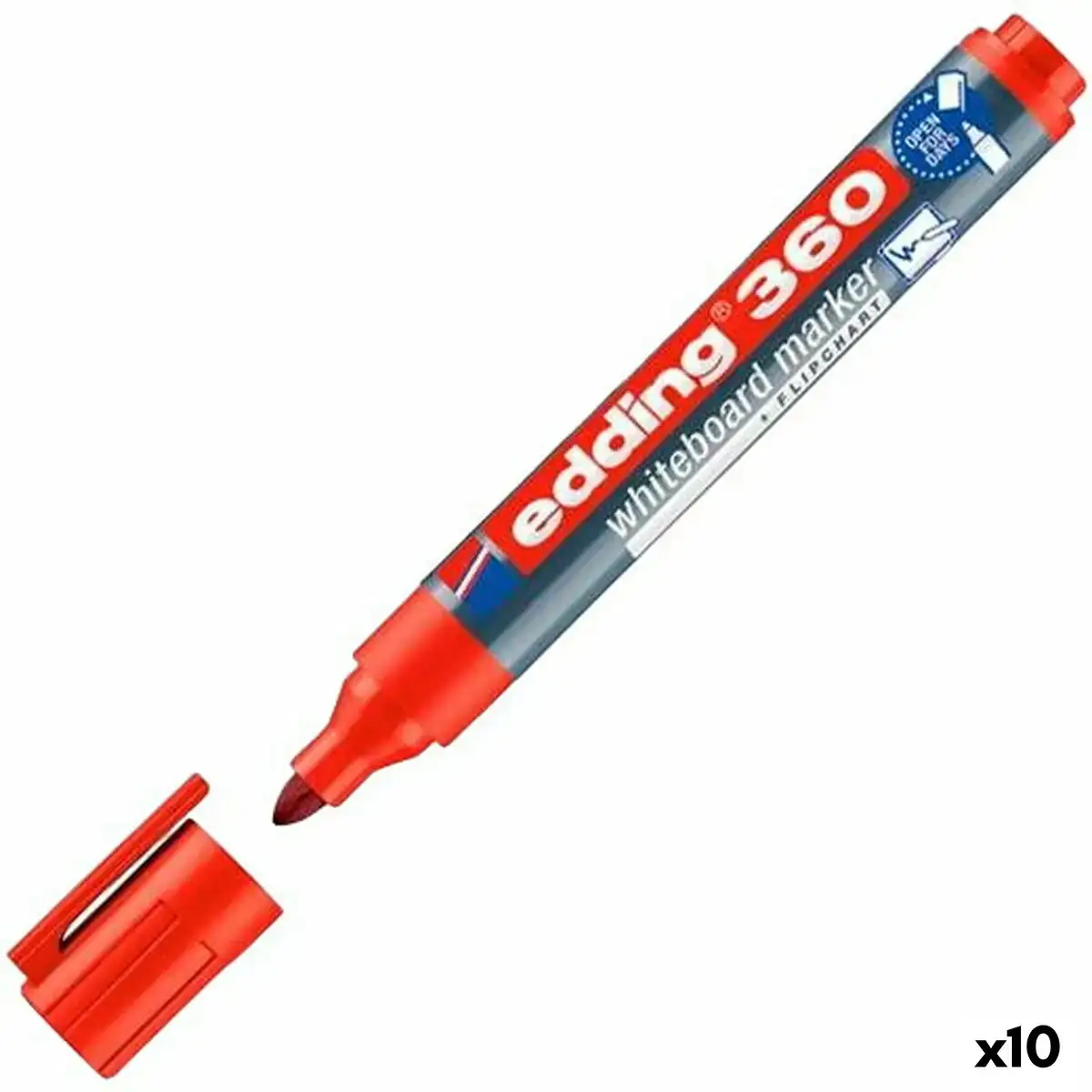 Marqueur pour tableau blanc edding 360 rechargeable rouge 10 unites _8897. Entrez dans le Monde Éclectique de DIAYTAR COTE D'IVOIRE. Explorez nos catégories et dénichez des trésors qui reflètent la richesse et l'authenticité du Côte d'Ivoire.