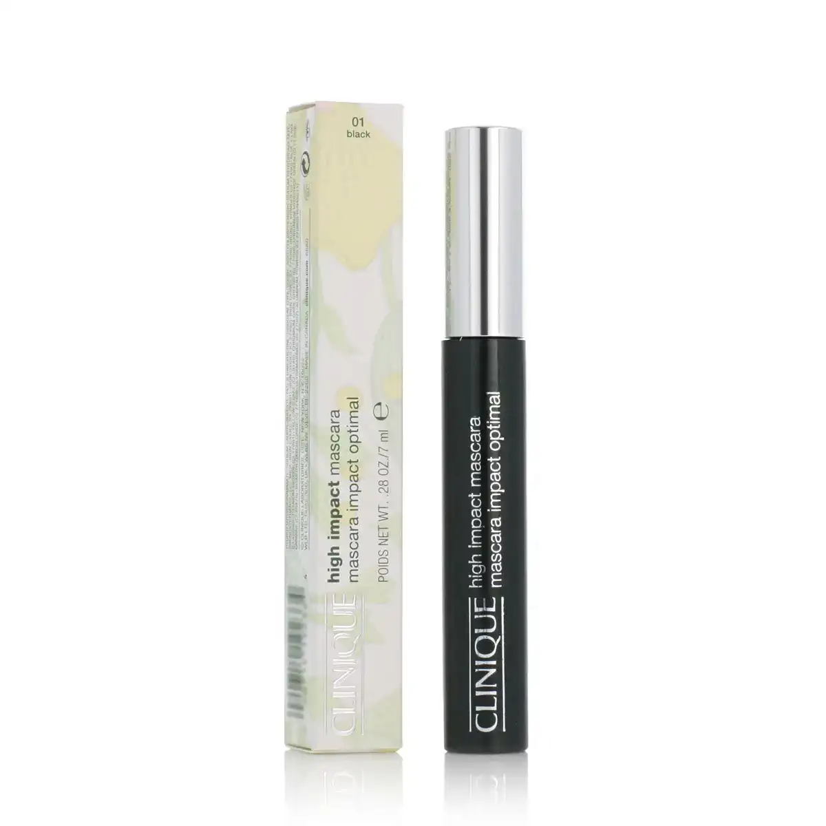 Mascara pour cils clinique high impact no 01 black 7 ml _7866. DIAYTAR COTE D'IVOIRE - Où la Qualité et la Diversité Fusionnent. Explorez notre boutique en ligne pour découvrir une gamme variée de produits qui incarnent l'excellence et l'authenticité.