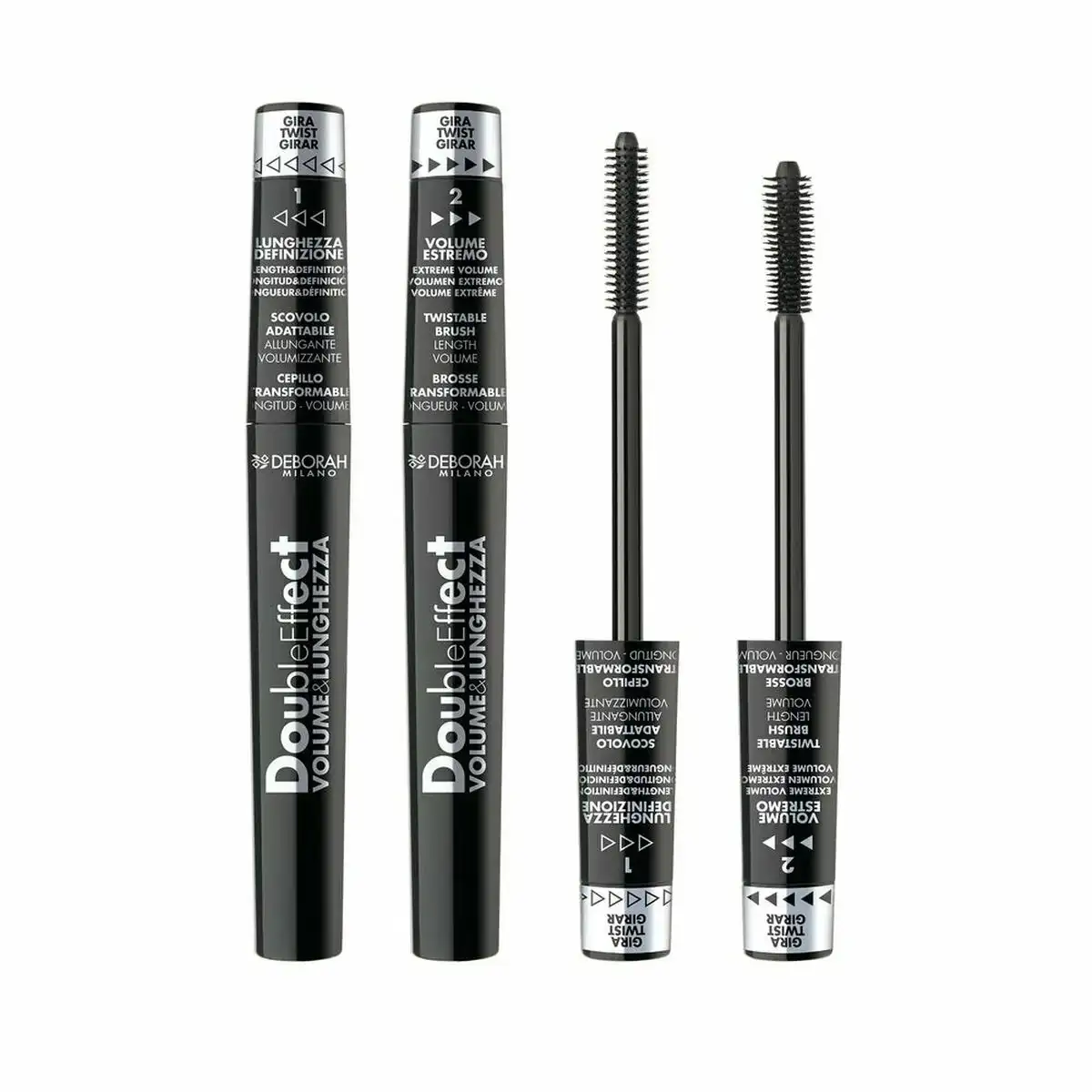 Mascara pour cils double effect deborah 8009518283907_9054. DIAYTAR COTE D'IVOIRE - Où Choisir Devient un Acte de Découverte. Découvrez notre gamme et choisissez des produits qui éveillent votre curiosité et élargissent vos horizons.